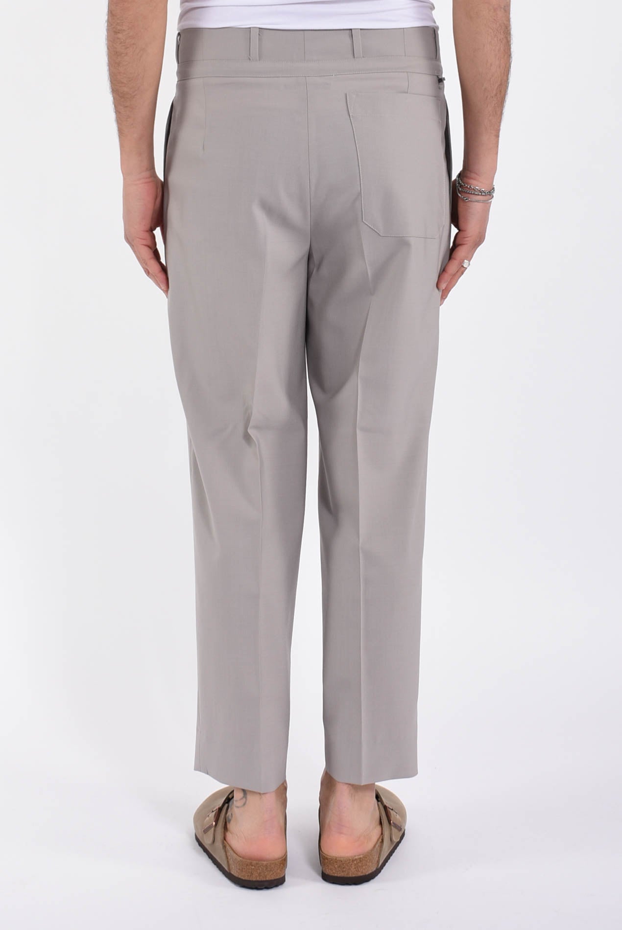 Pantaloni erik in fresco lana