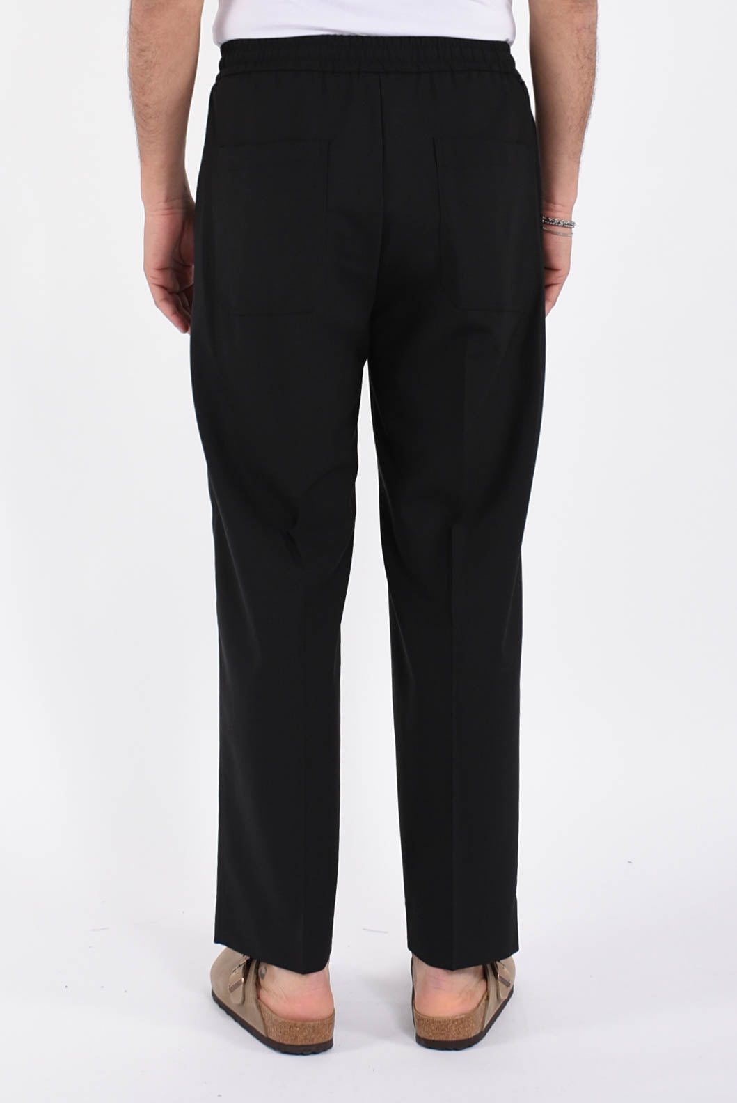 Pantaloni vincent in fresco lana