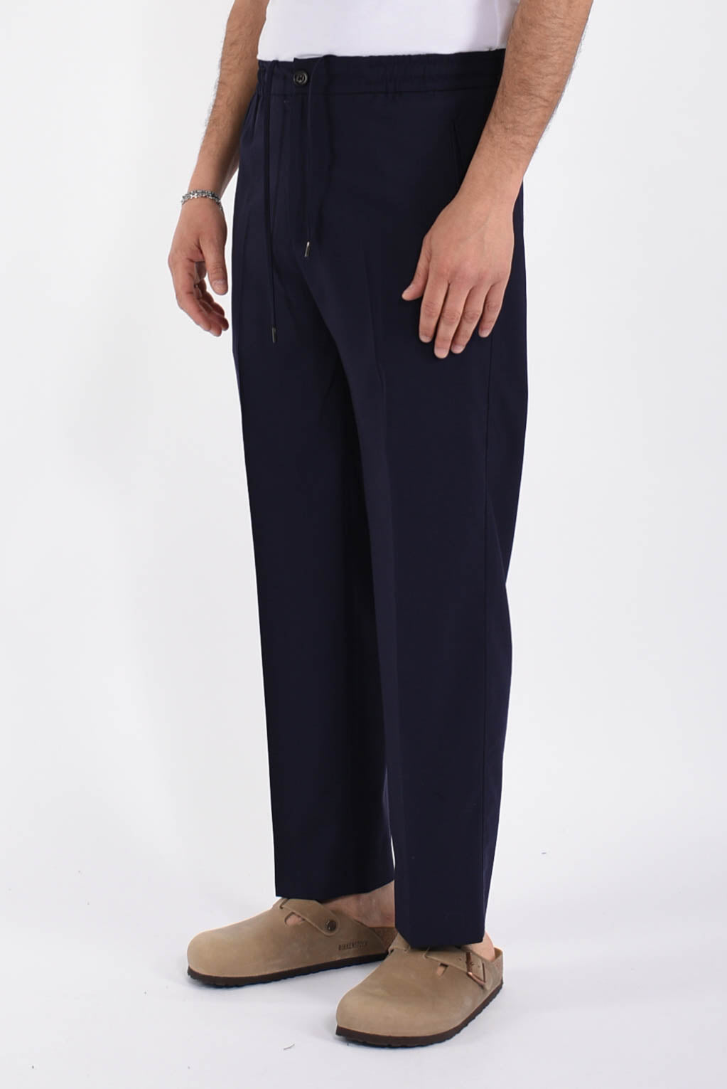 Pantaloni vincent in fresco lana