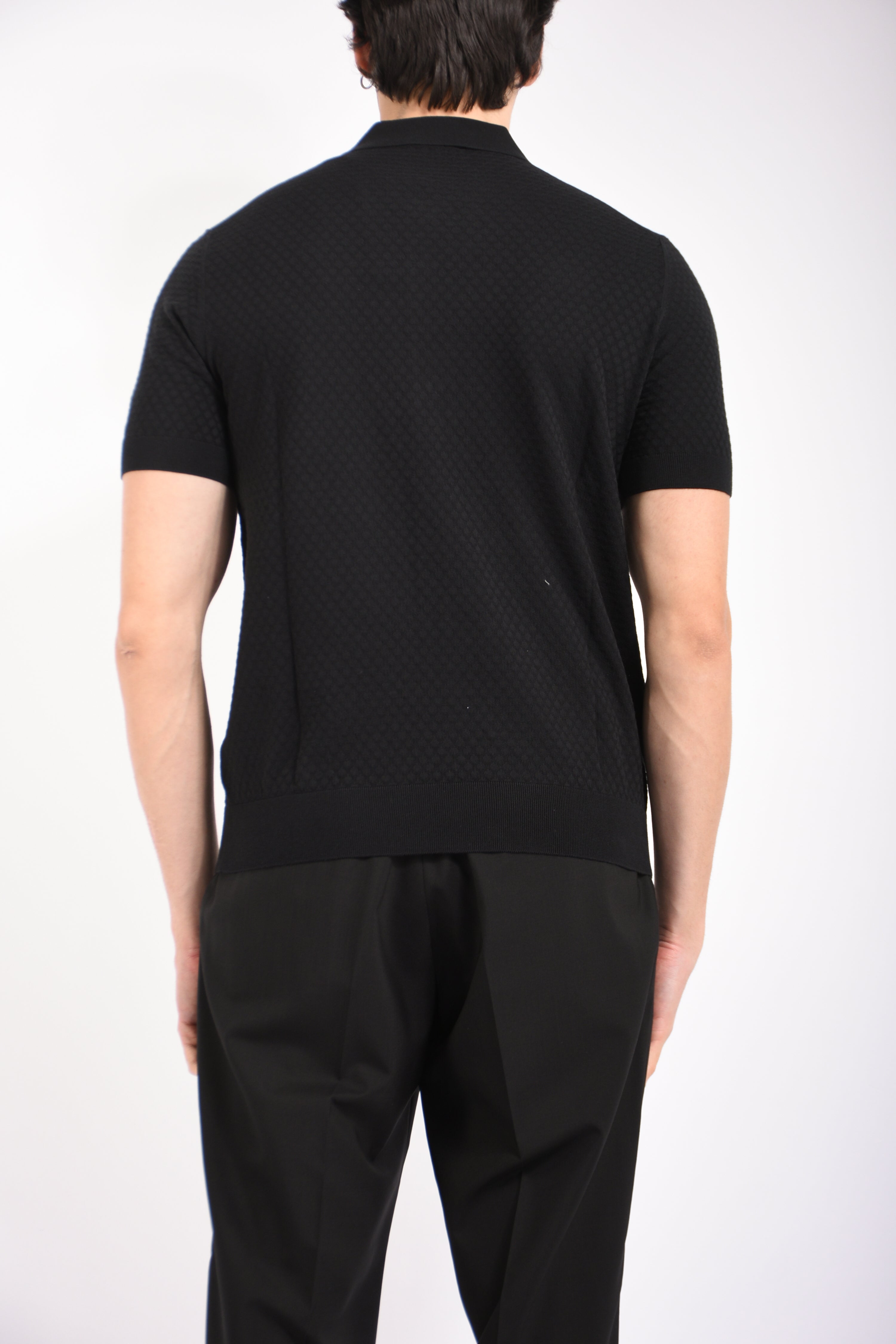 Polo in cotone losangato