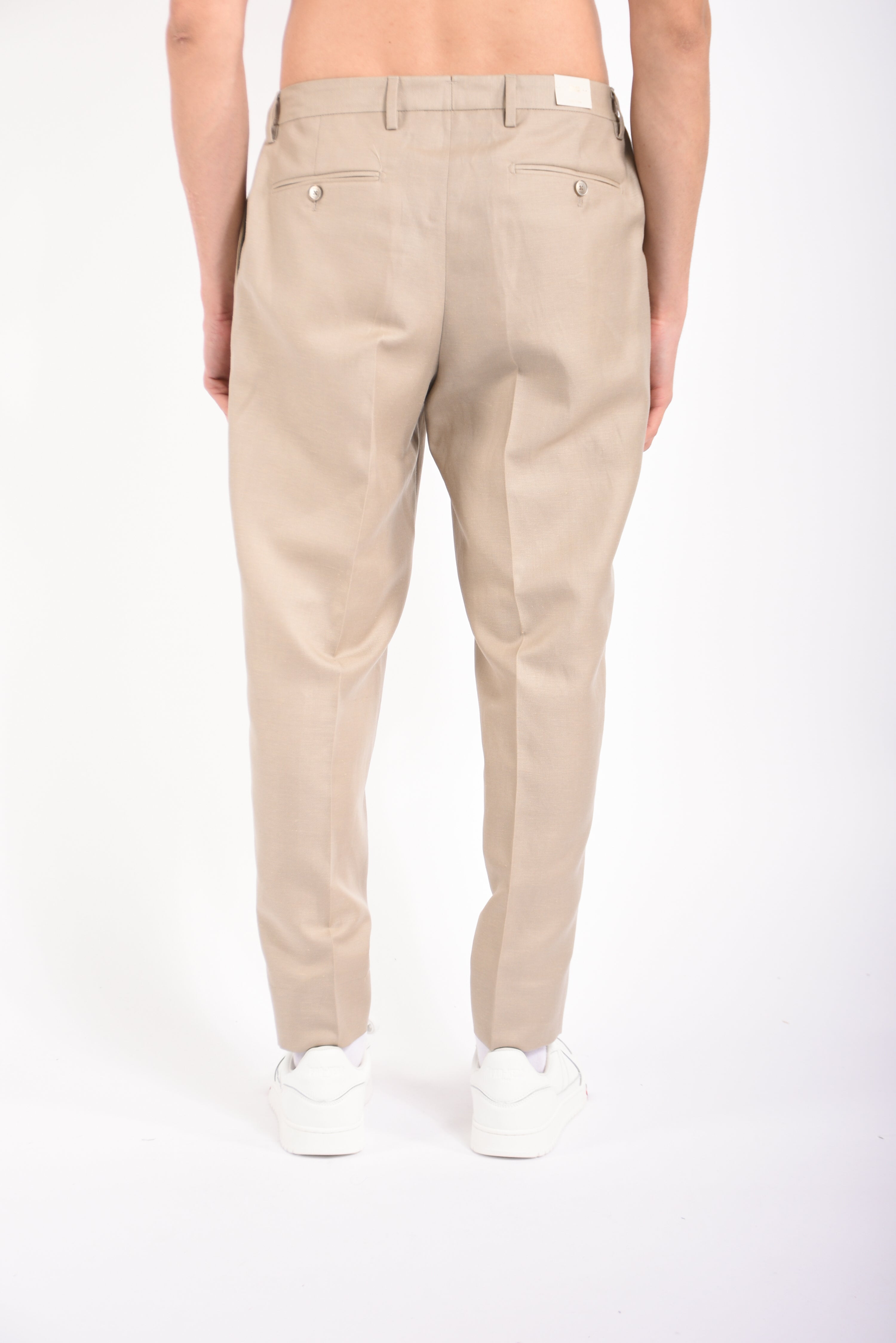 Pantaloni portobellos in misto lino