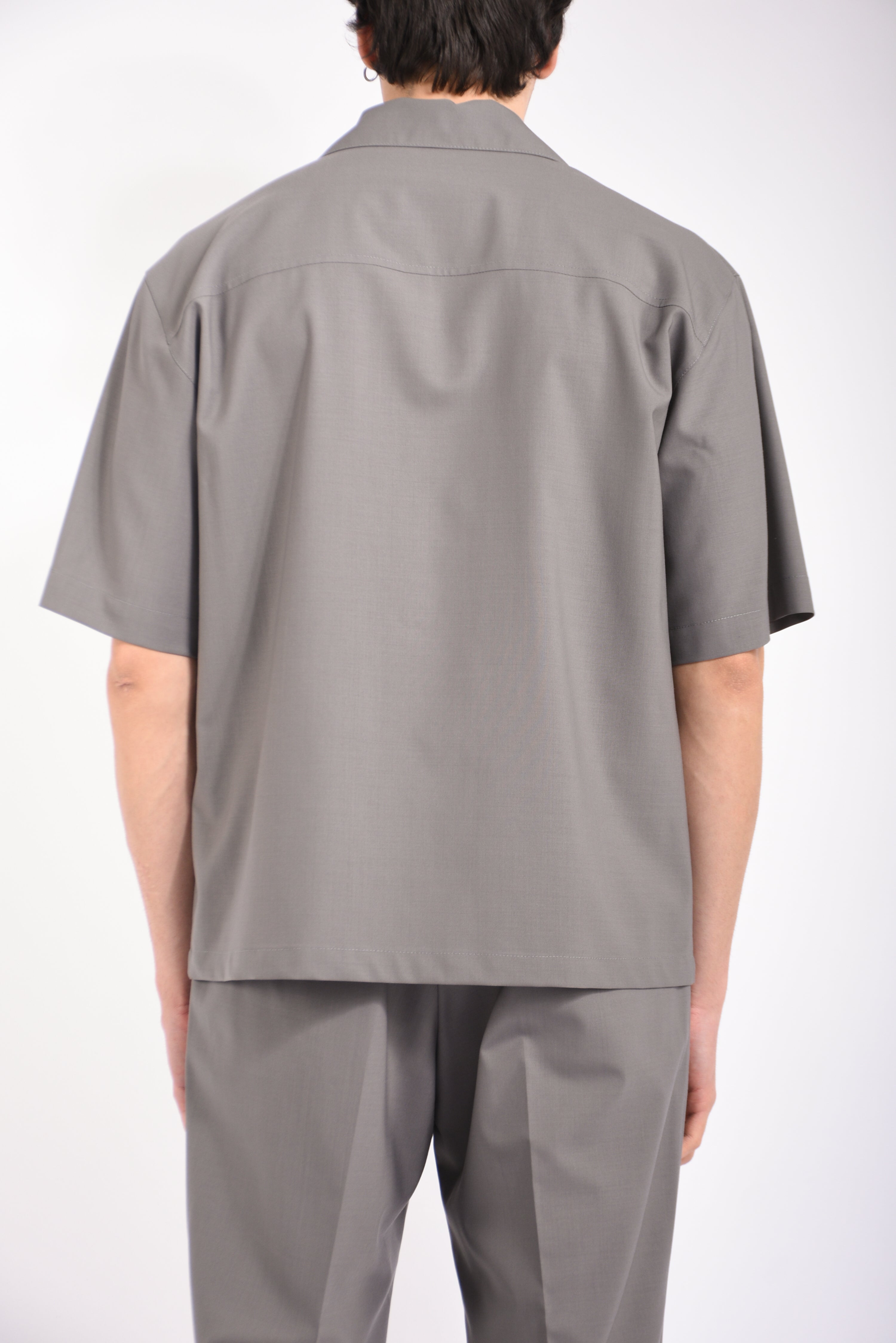 Camicia micky in fresco lana