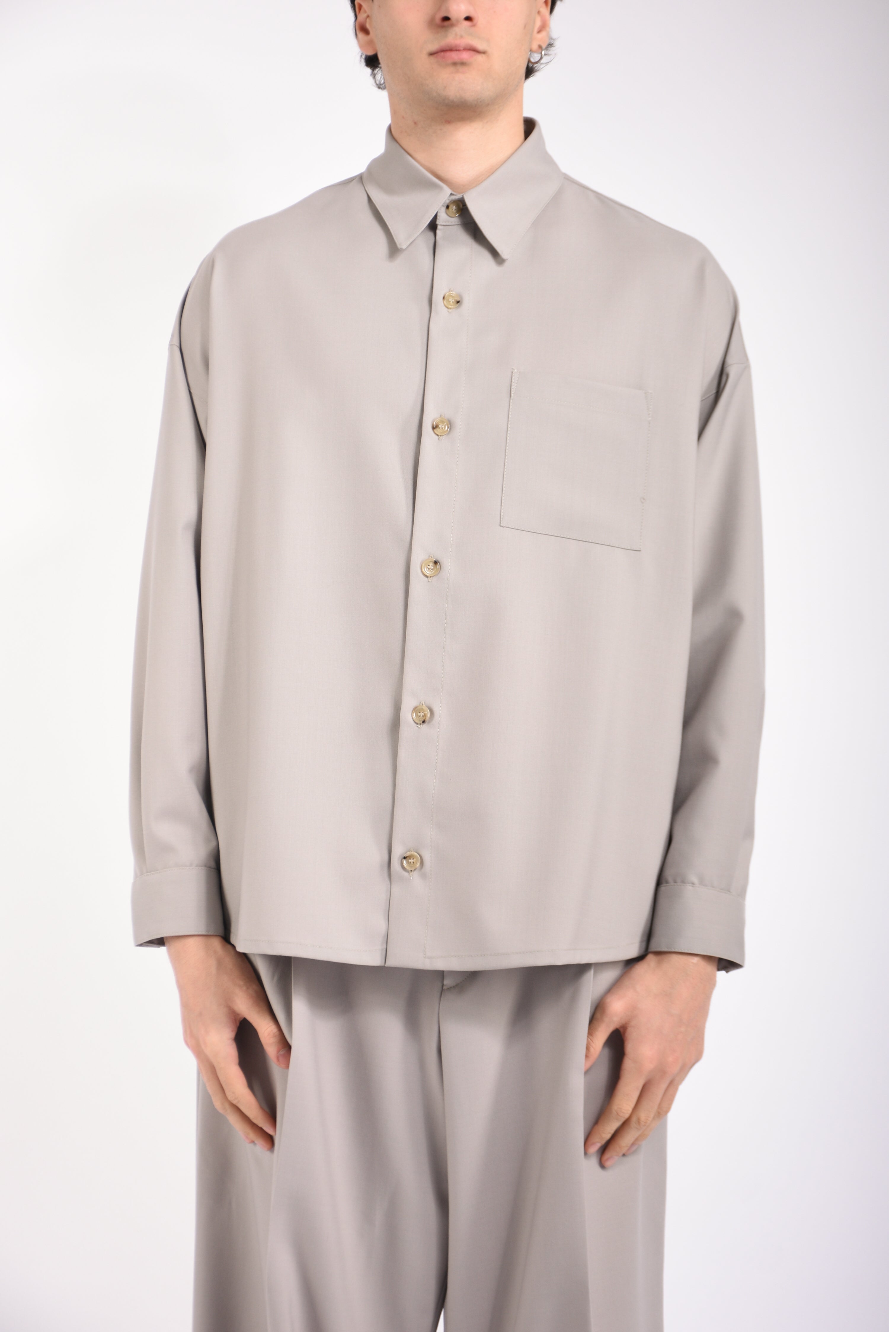 Camicia HALER in fresco lana