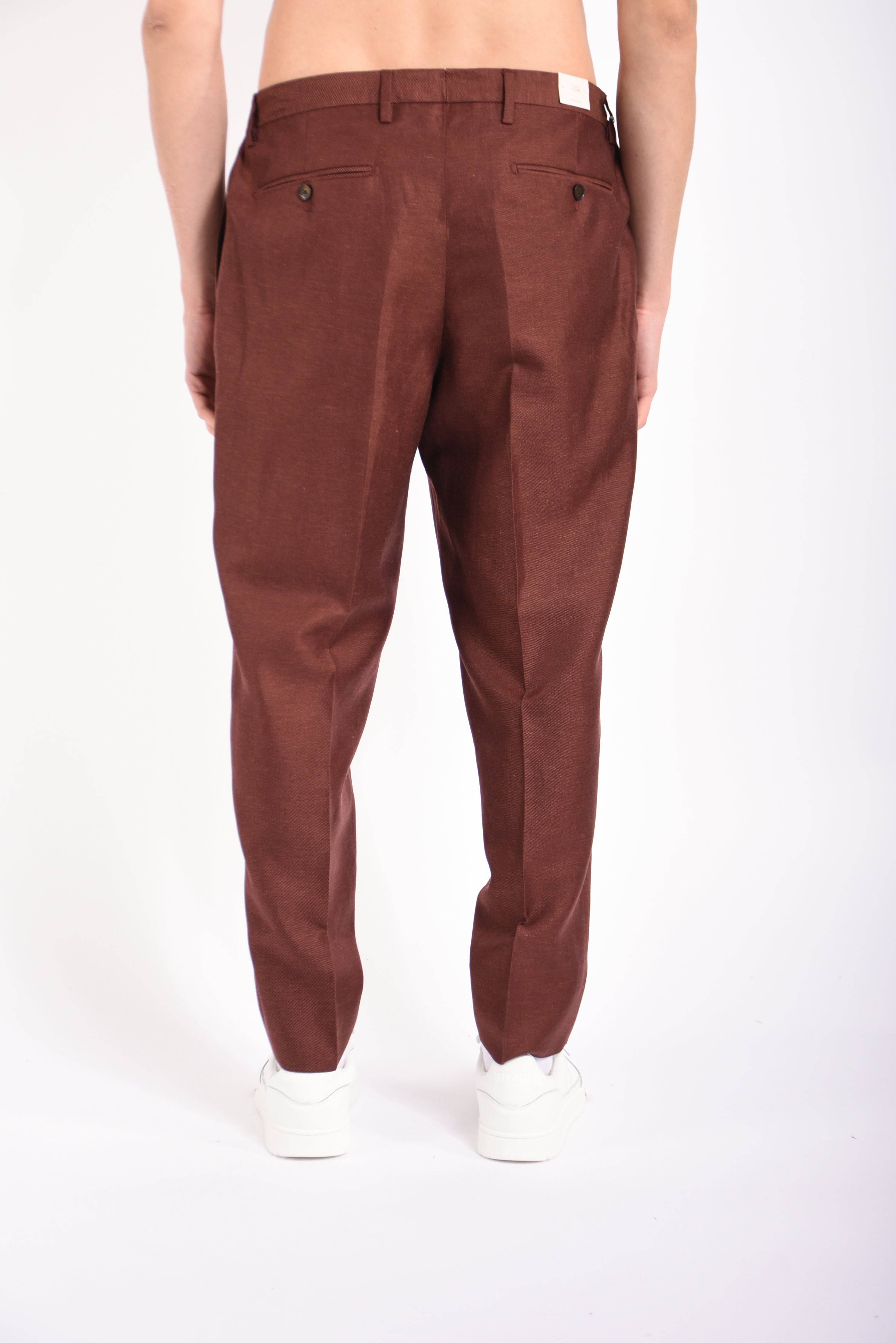 Pantaloni portobellos in misto lino