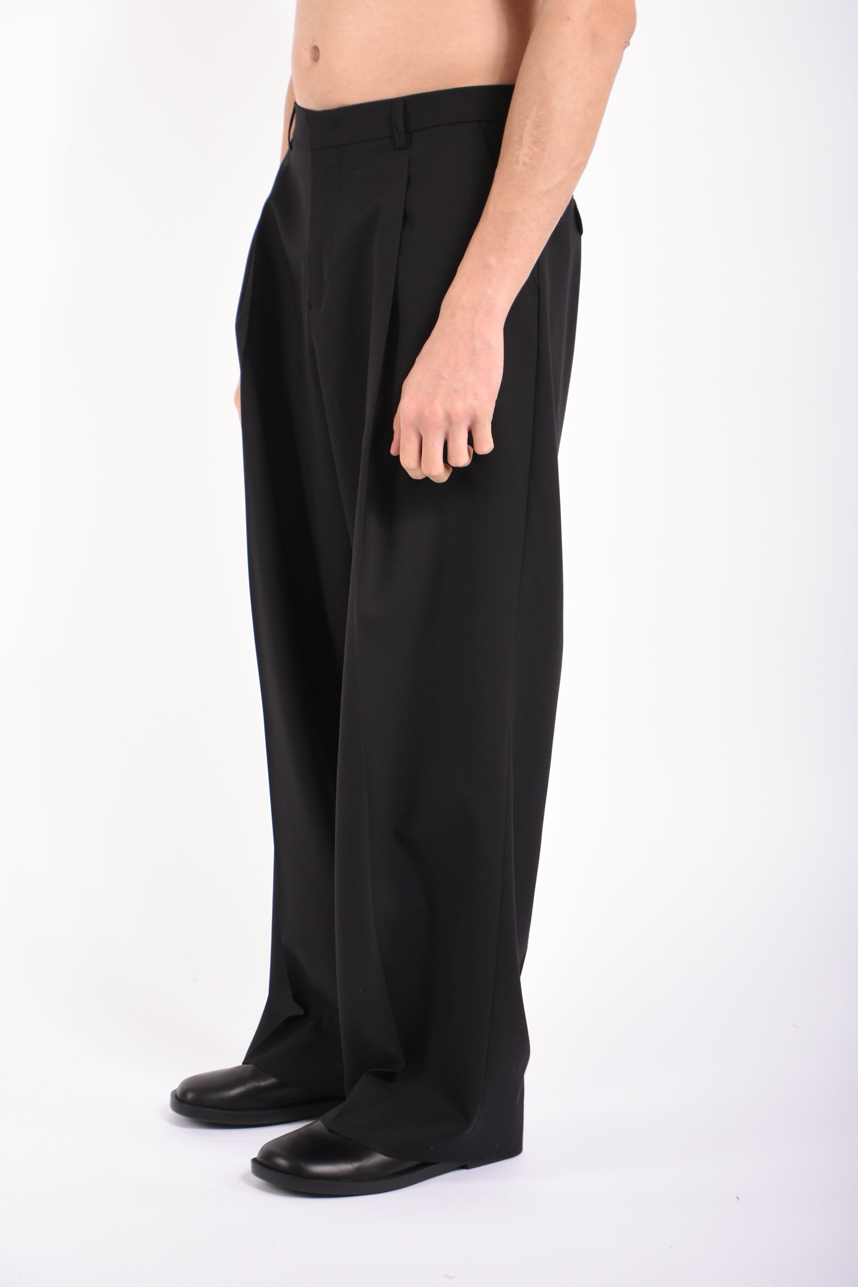 Pantaloni SMP in fresco lana