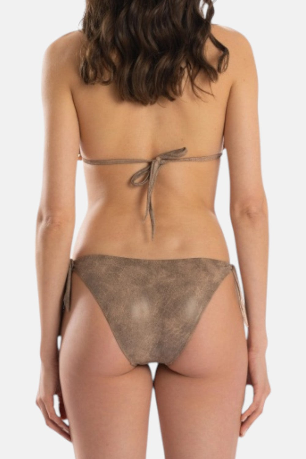 bikini trinagolo effetto ecopelle