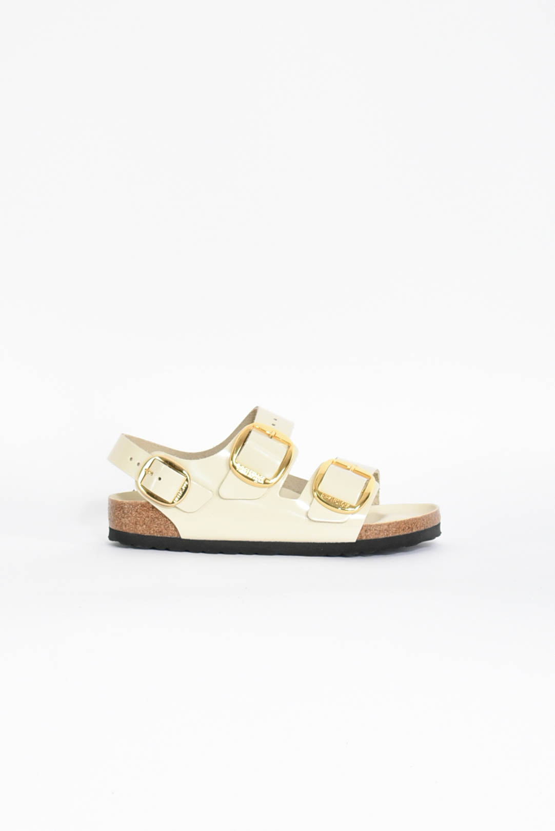sandali modello milano big buckle shine