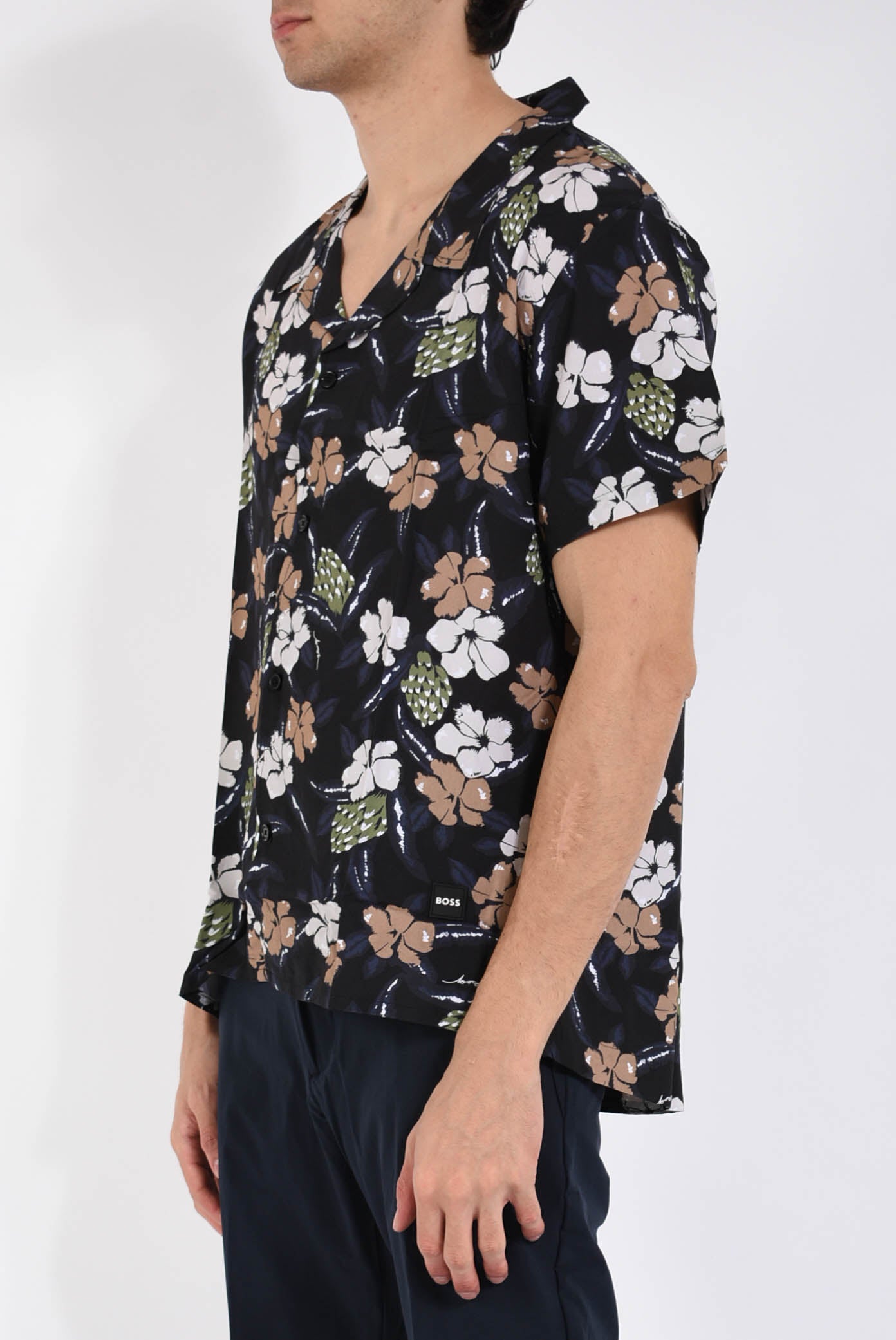 Camicia fantasia in viscosa