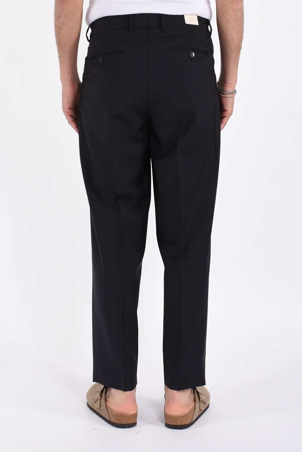 Pantaloni manhattans in fresco lana