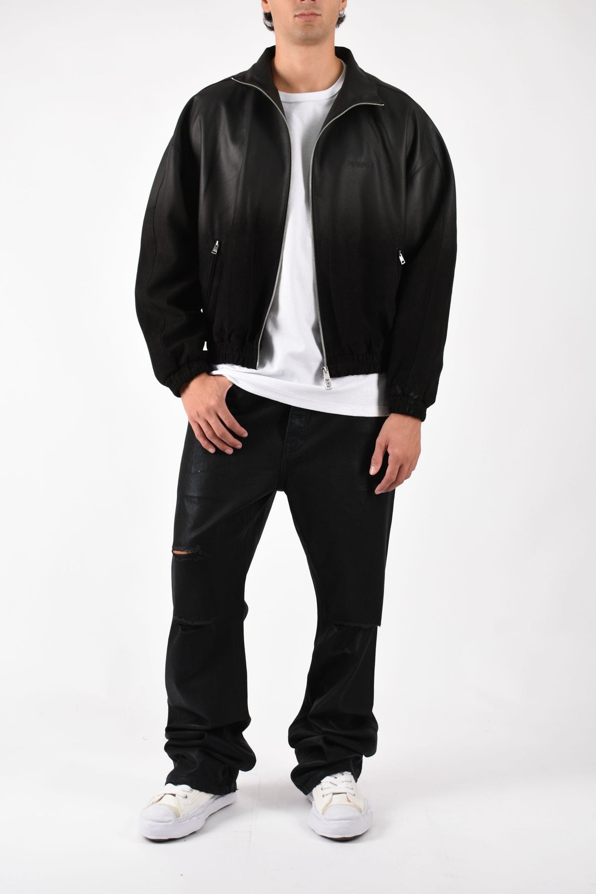 Giubbino in pelle