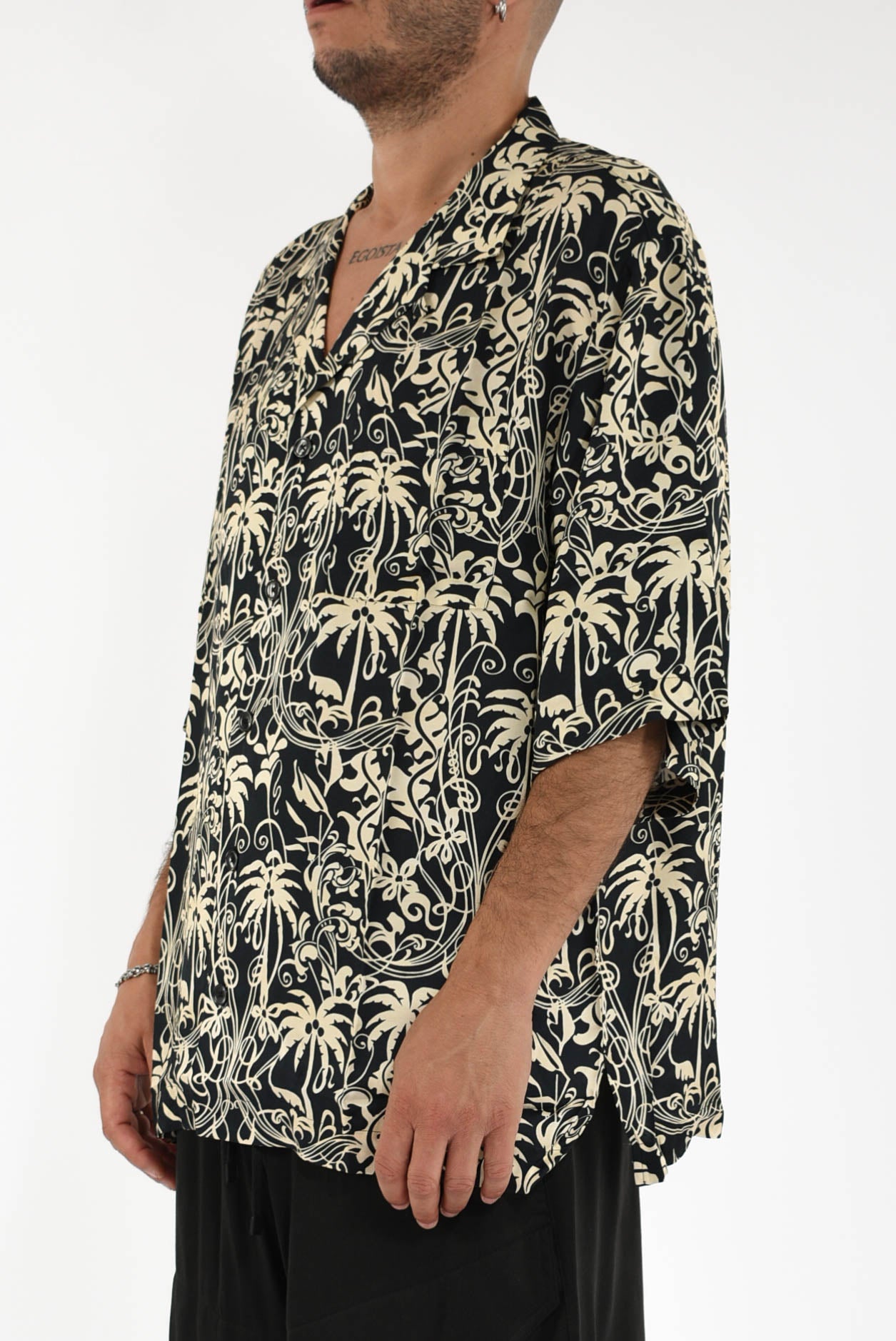 camicia fantasia in viscosa