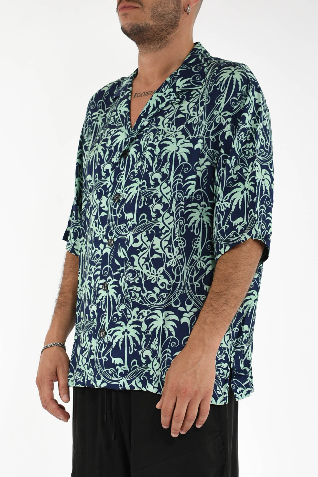 camicia fantasia in viscosa