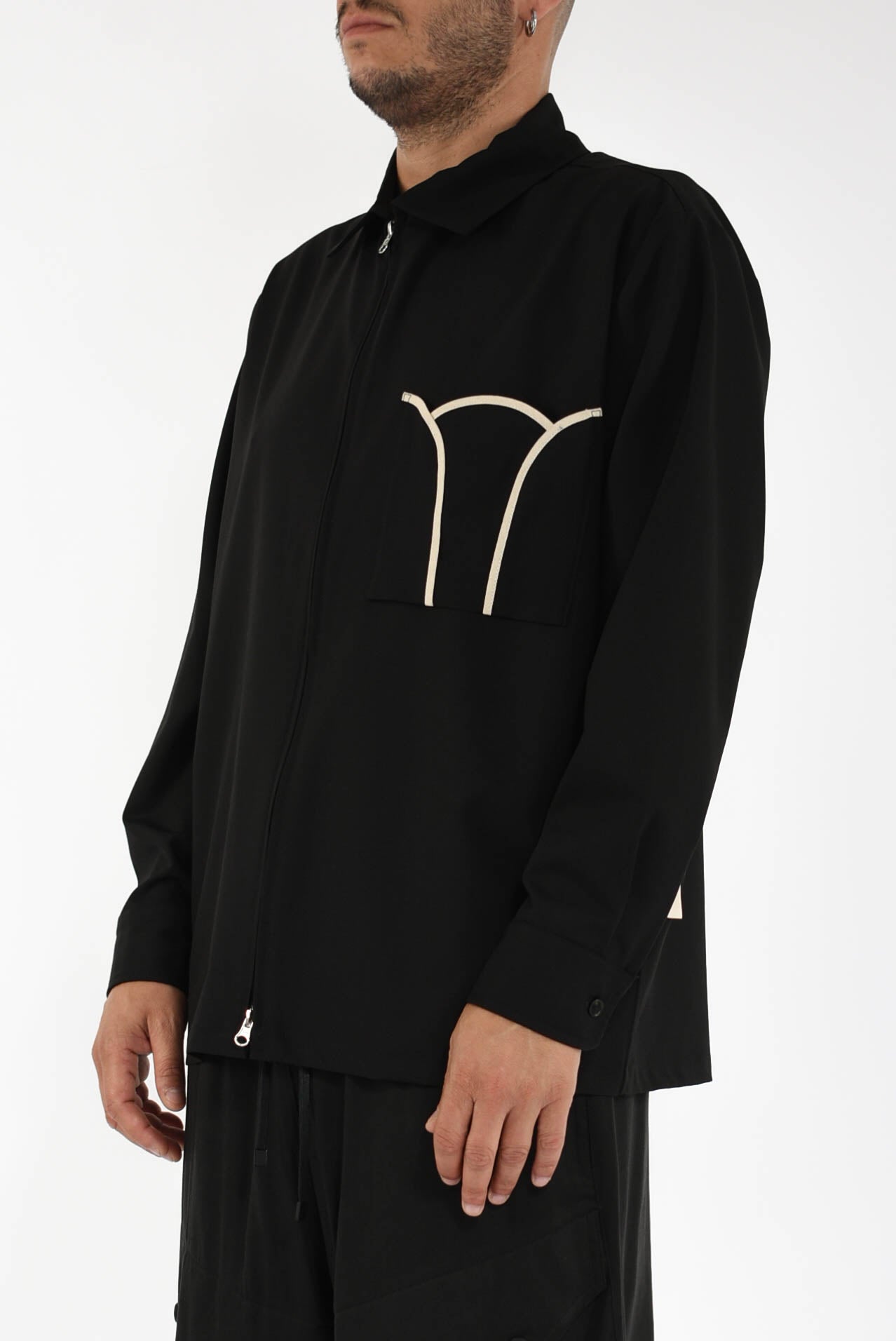 Camicia in fresco lana