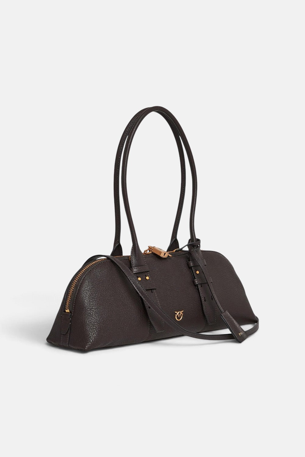 Borsa a spalla grande Escape Bag Horizontal in pelle fiore 106169A3CX