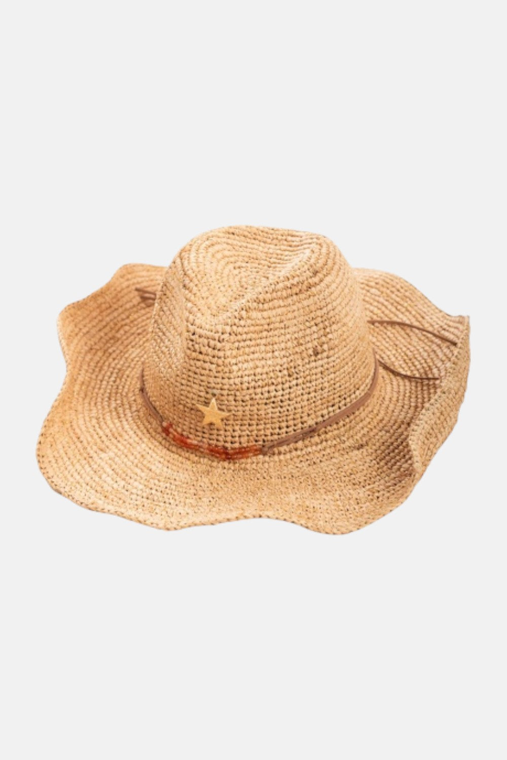 cappello alla pescatora in rafia