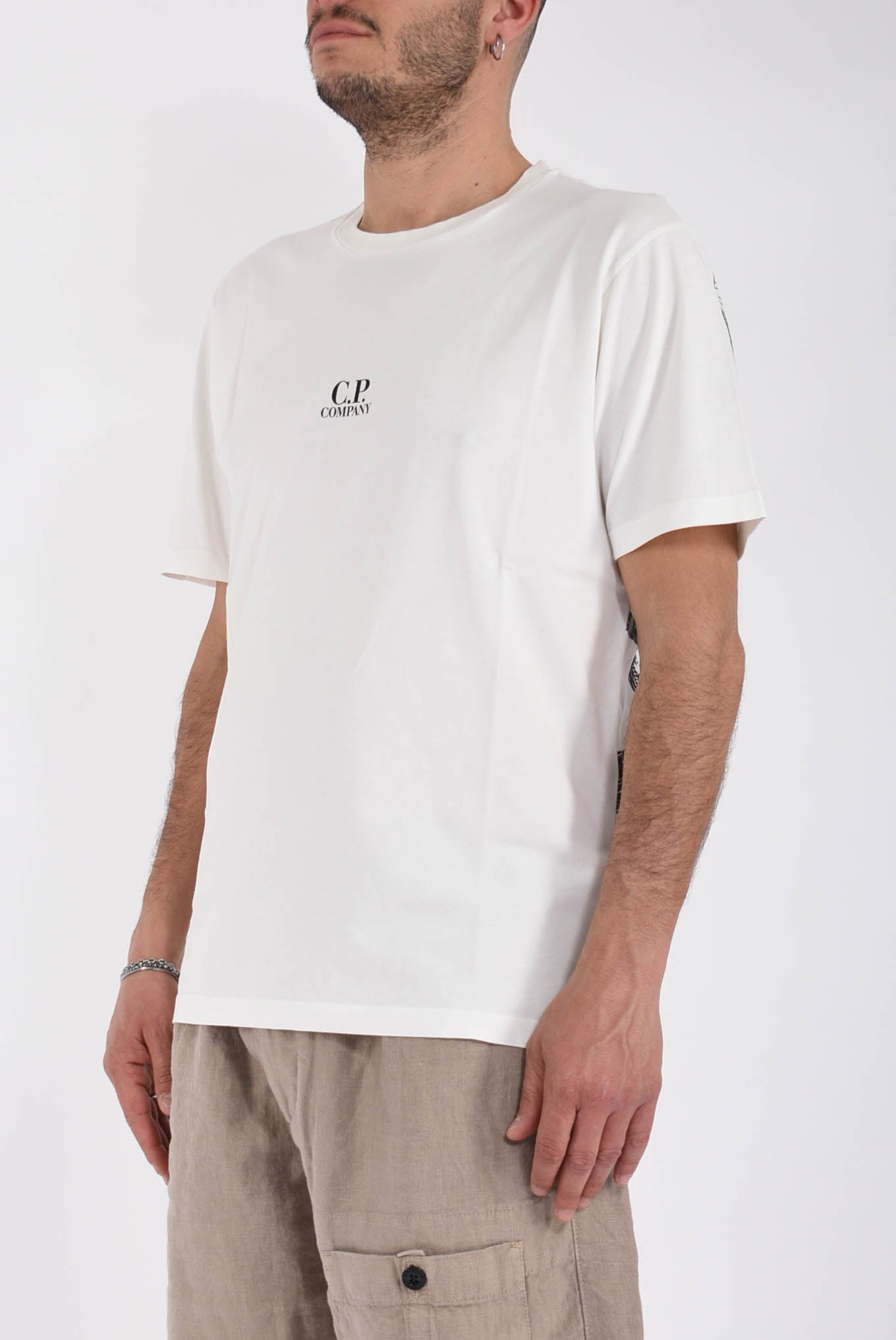 T-shirt in jersey di cotone 24/1