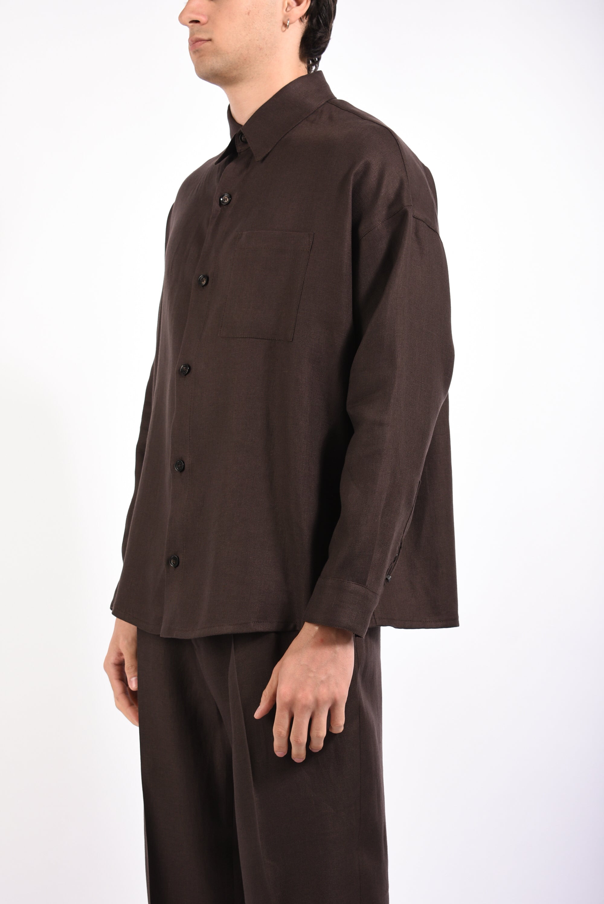 Camicia HALER in lino armaturato