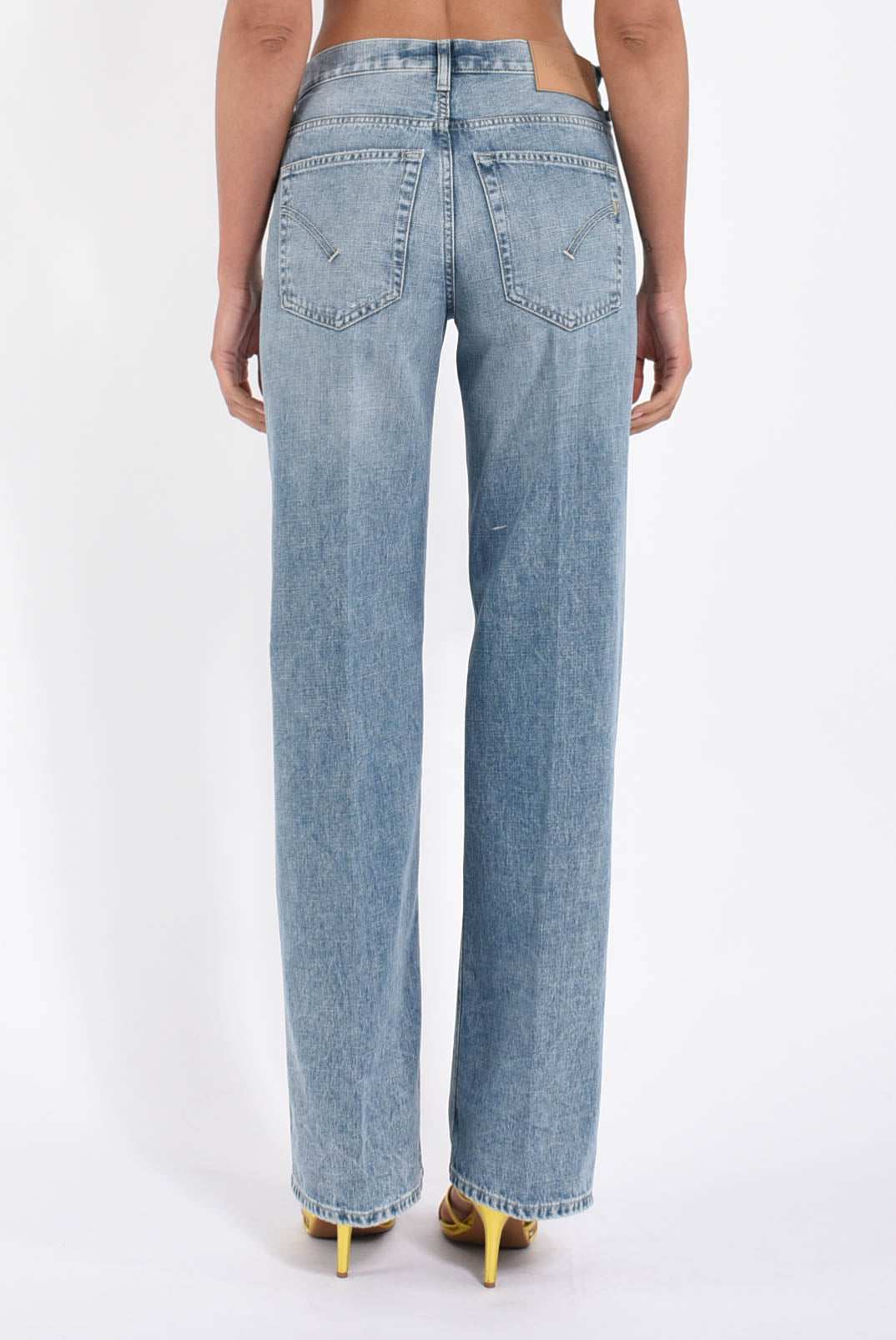 jeans wide leg modello jacklyn