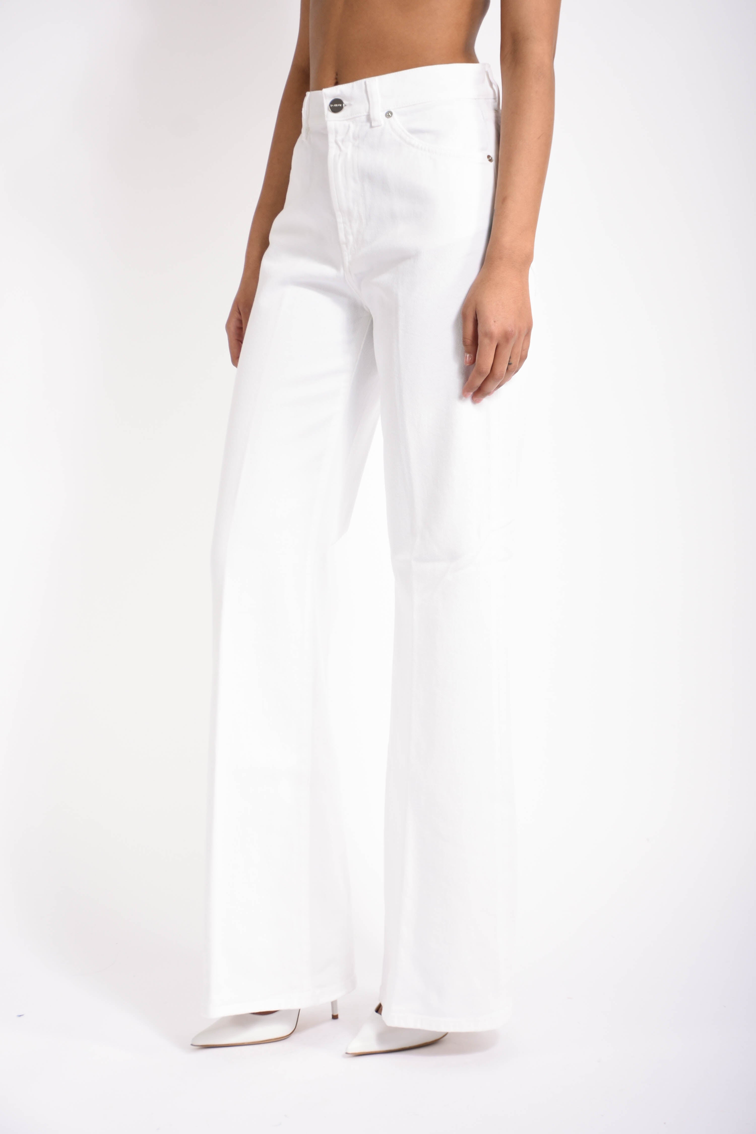 jeans wid leg in bull stretch amber