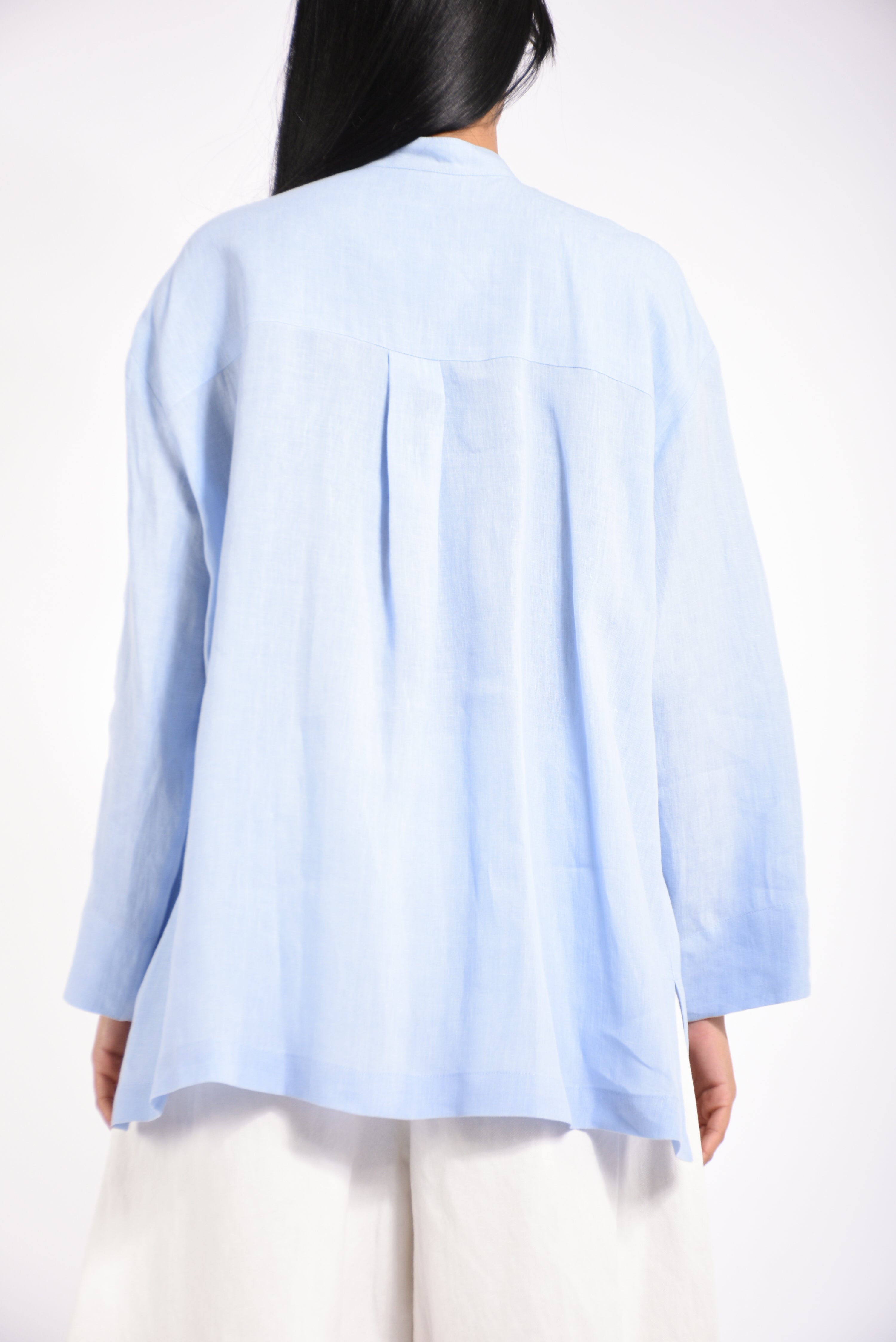 Camicia in puro lino cantico