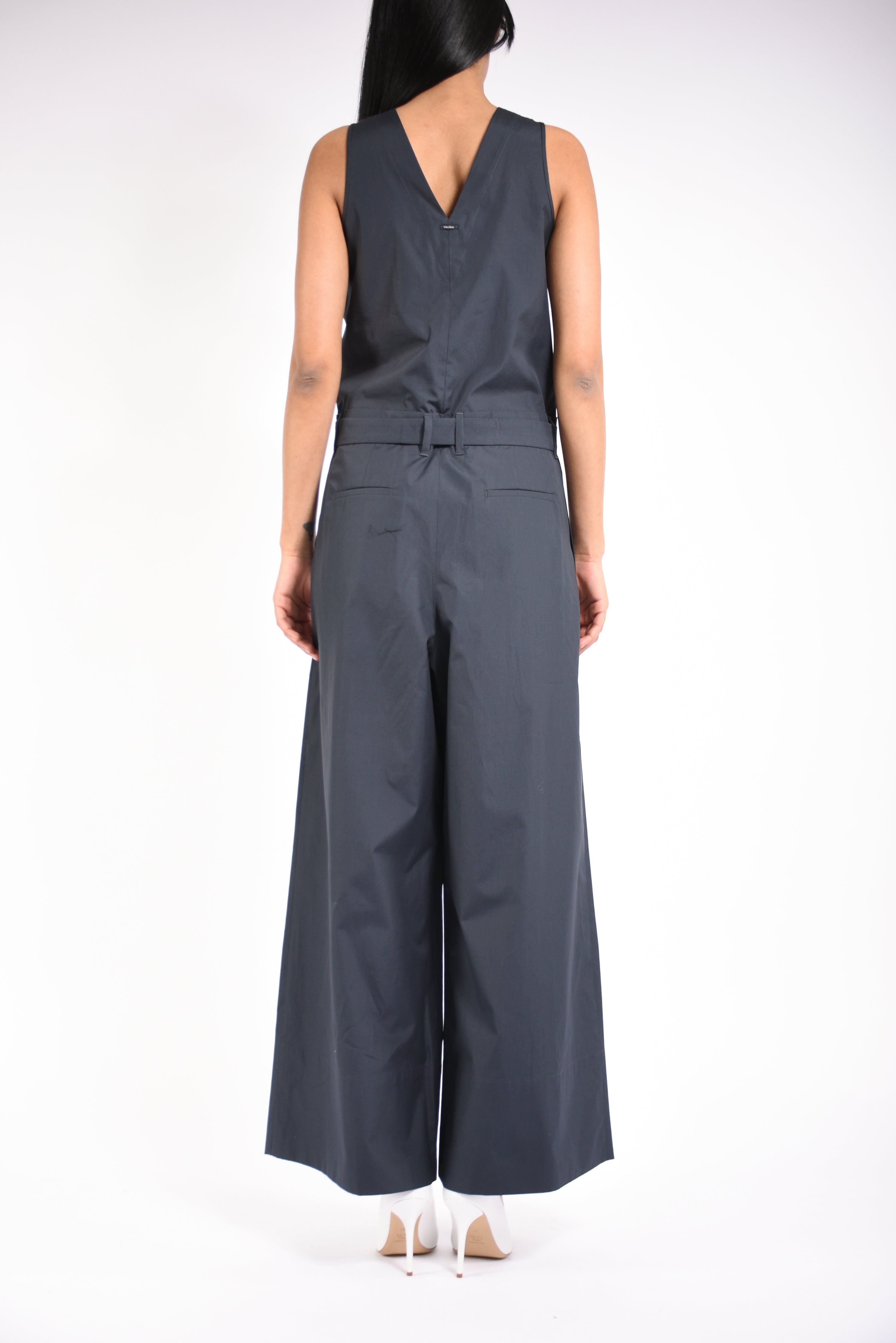 Tuta in popeline di cotone centro