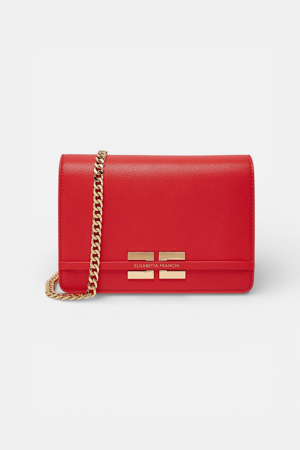 Borsa a tracolla con placca logo