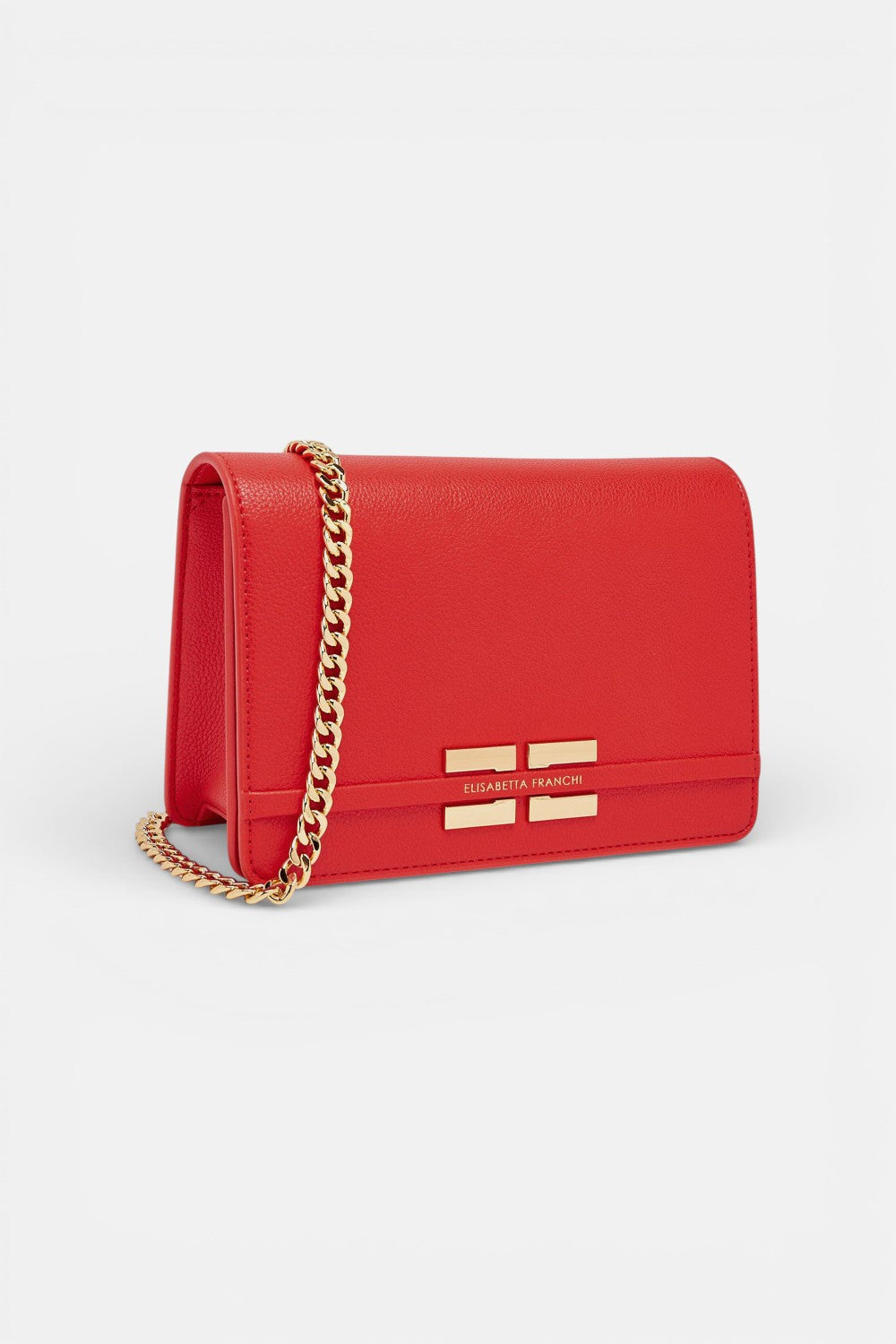 Borsa a tracolla con placca logo