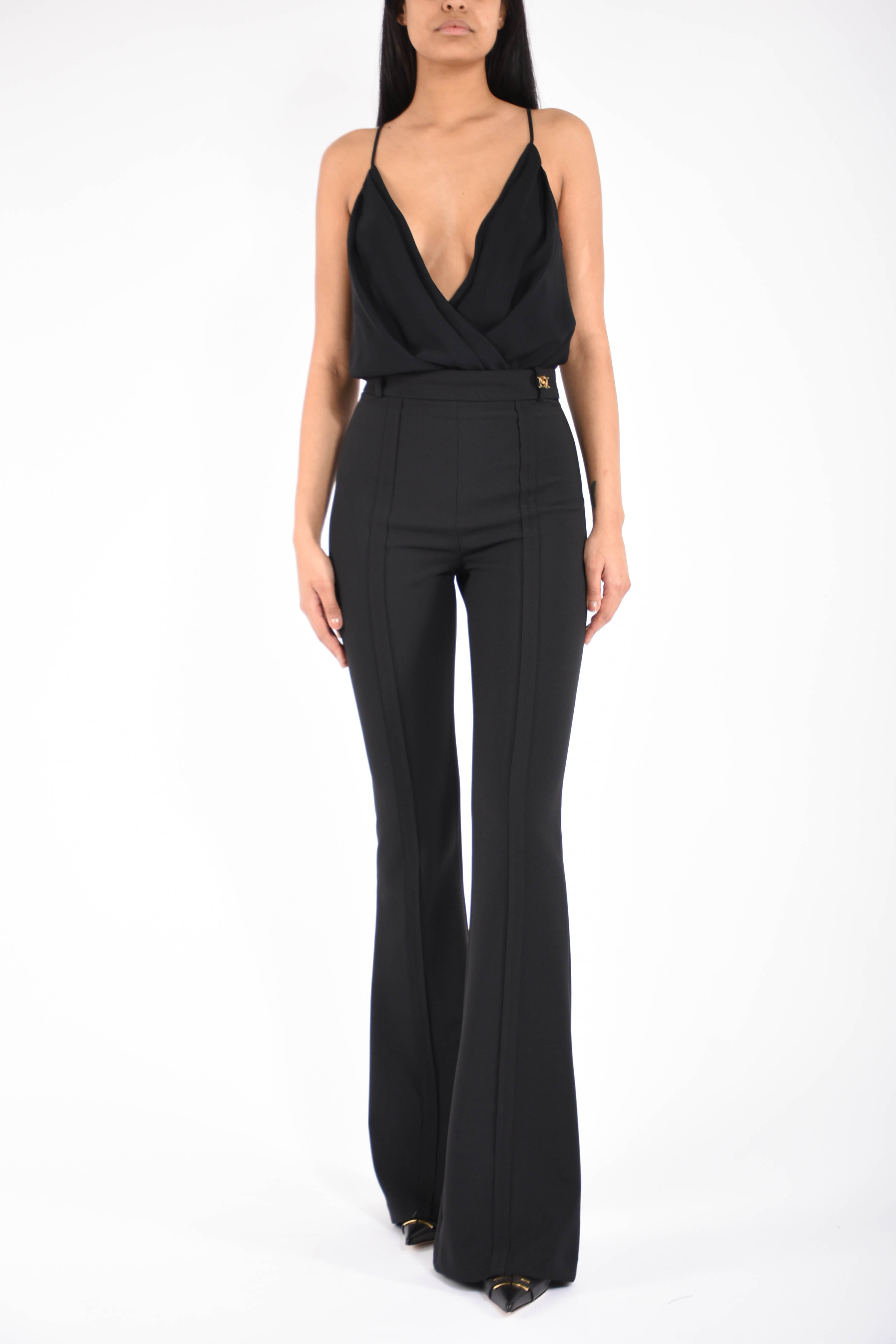 Body in georgette di viscosa