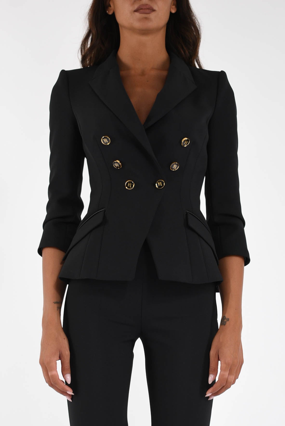 Giacca in doppio crêpe