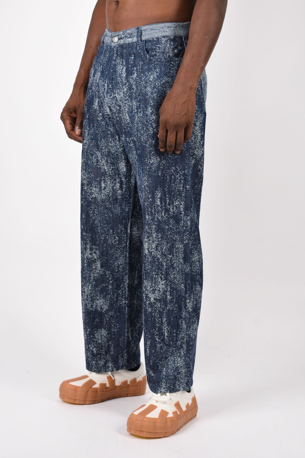 Jeans washed loose F6LAMADP097