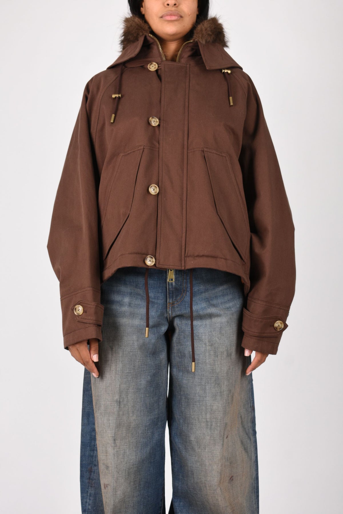 PARKA CORTO IN NYLON SG517