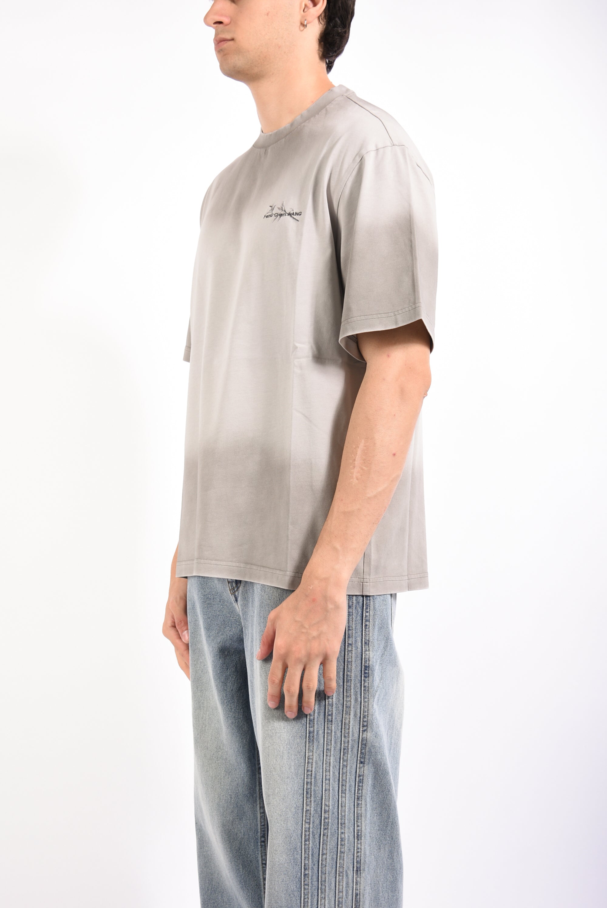t-shirt in cotone con logo