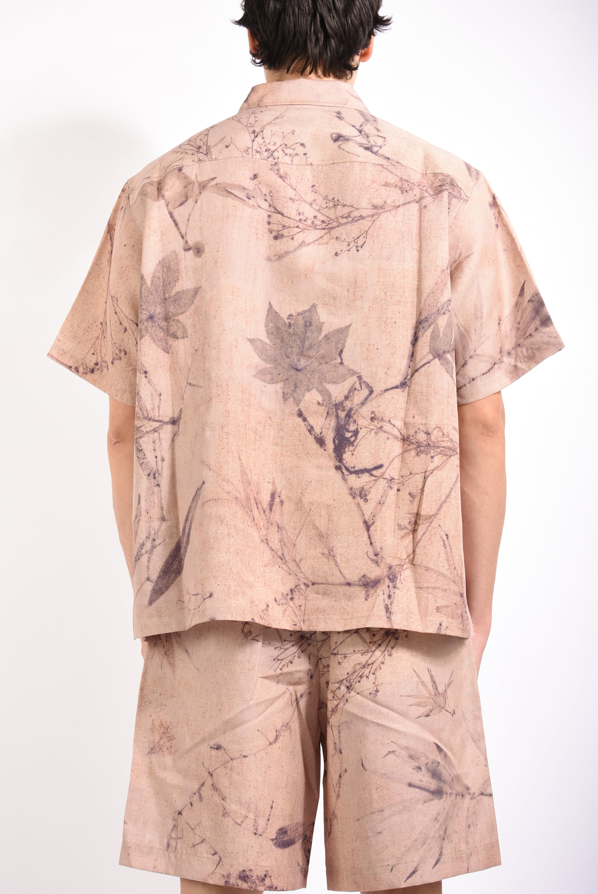 camicia in lyocell stampata