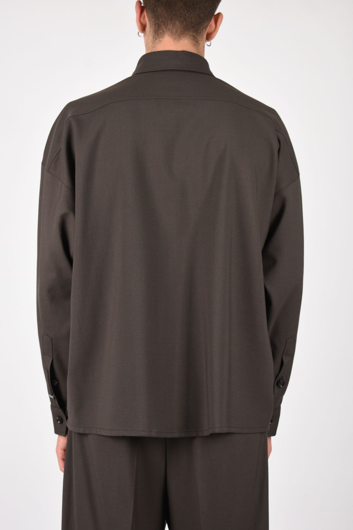 Camicia haler in fresco lana BA-HALER17-WBS