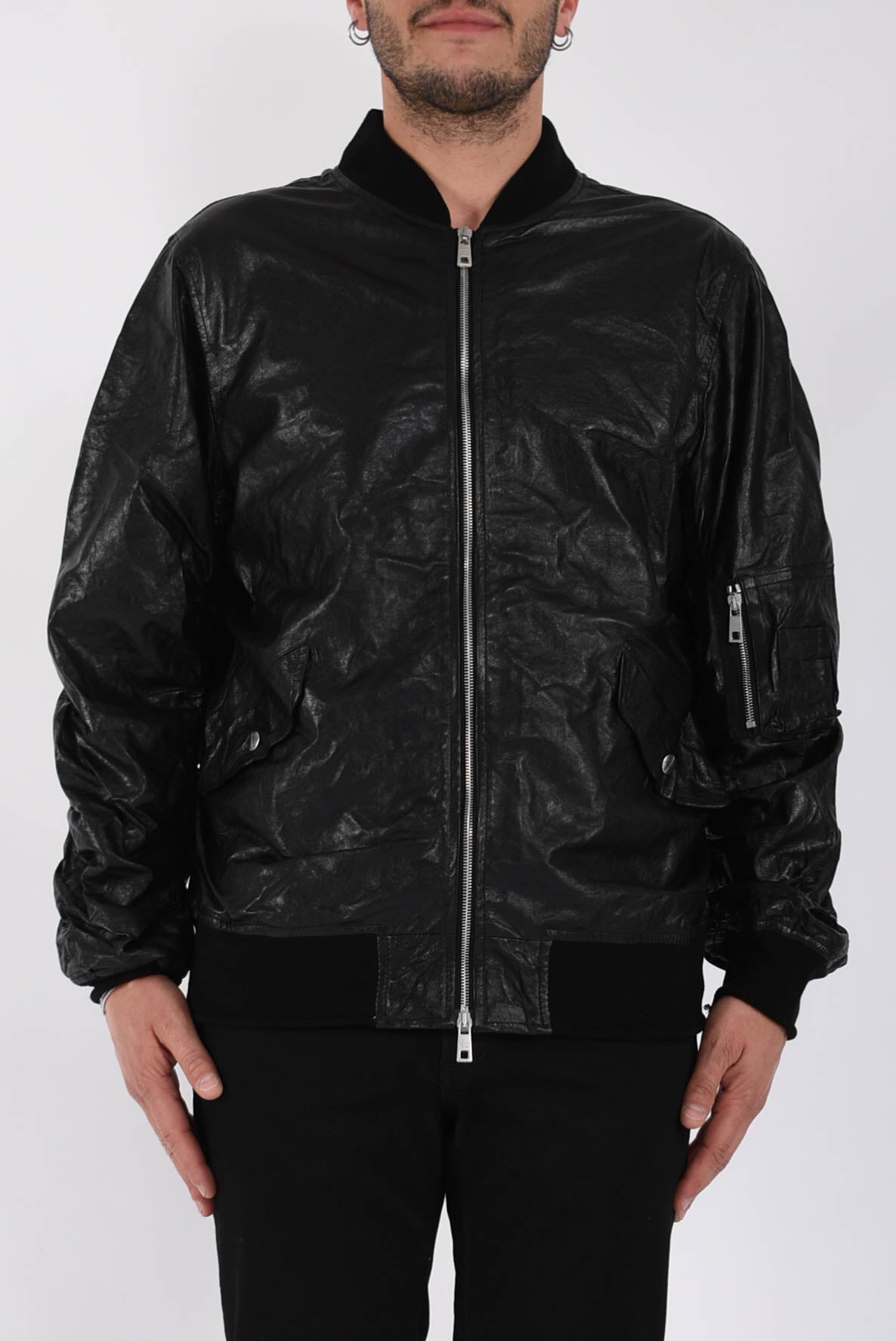 Bomber in pelle