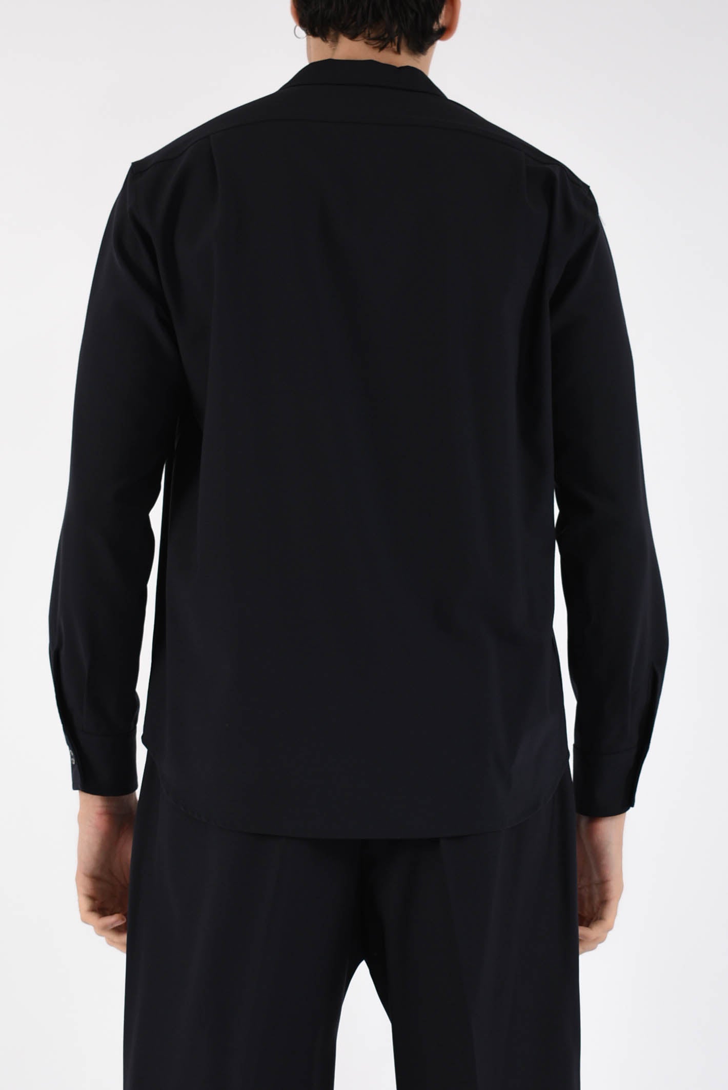 Overshirt in fresco lana