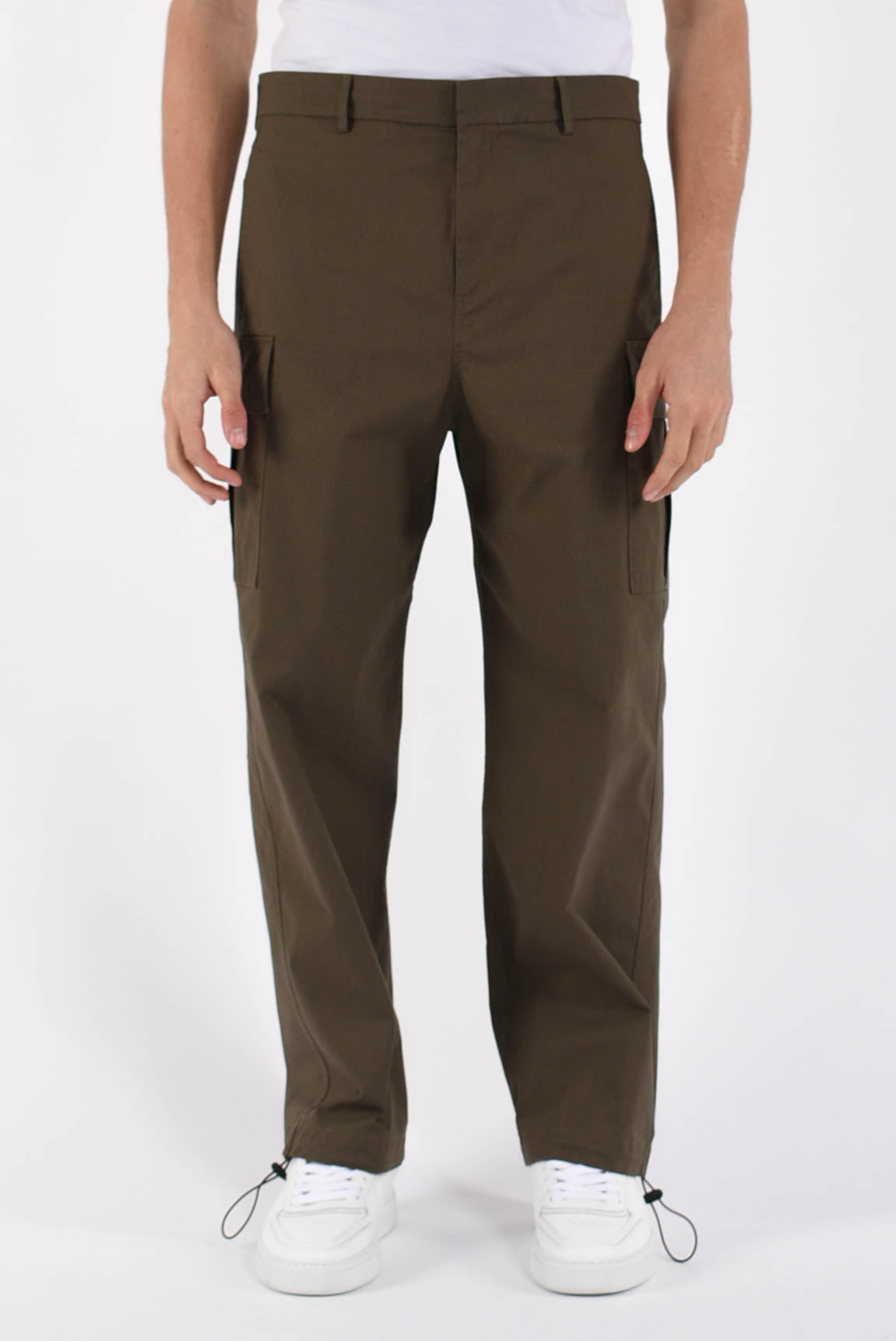 Pantaloni cargo in cotone