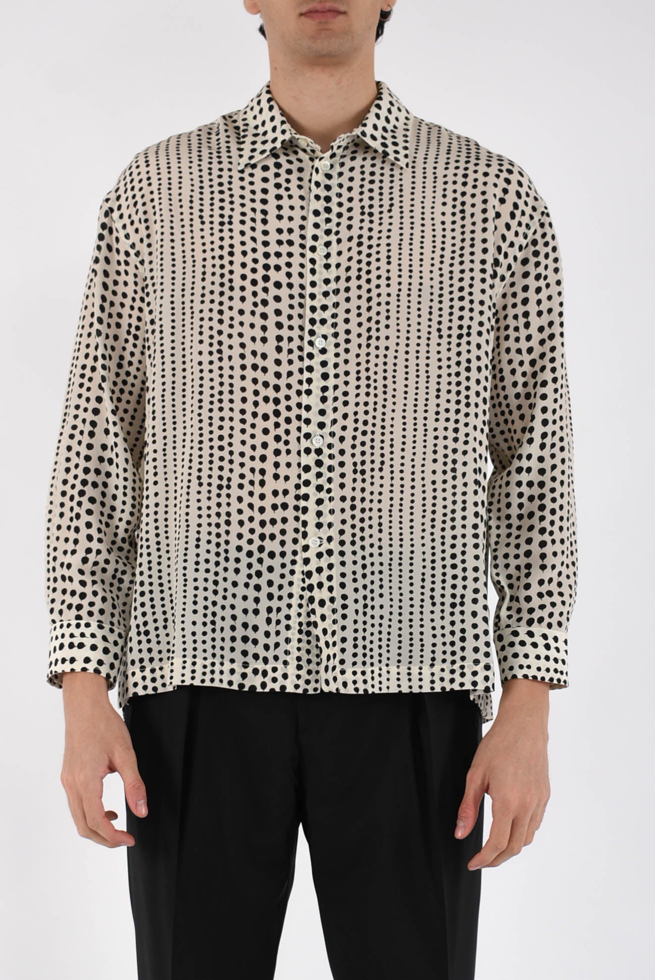 Camicia fantasia in seta