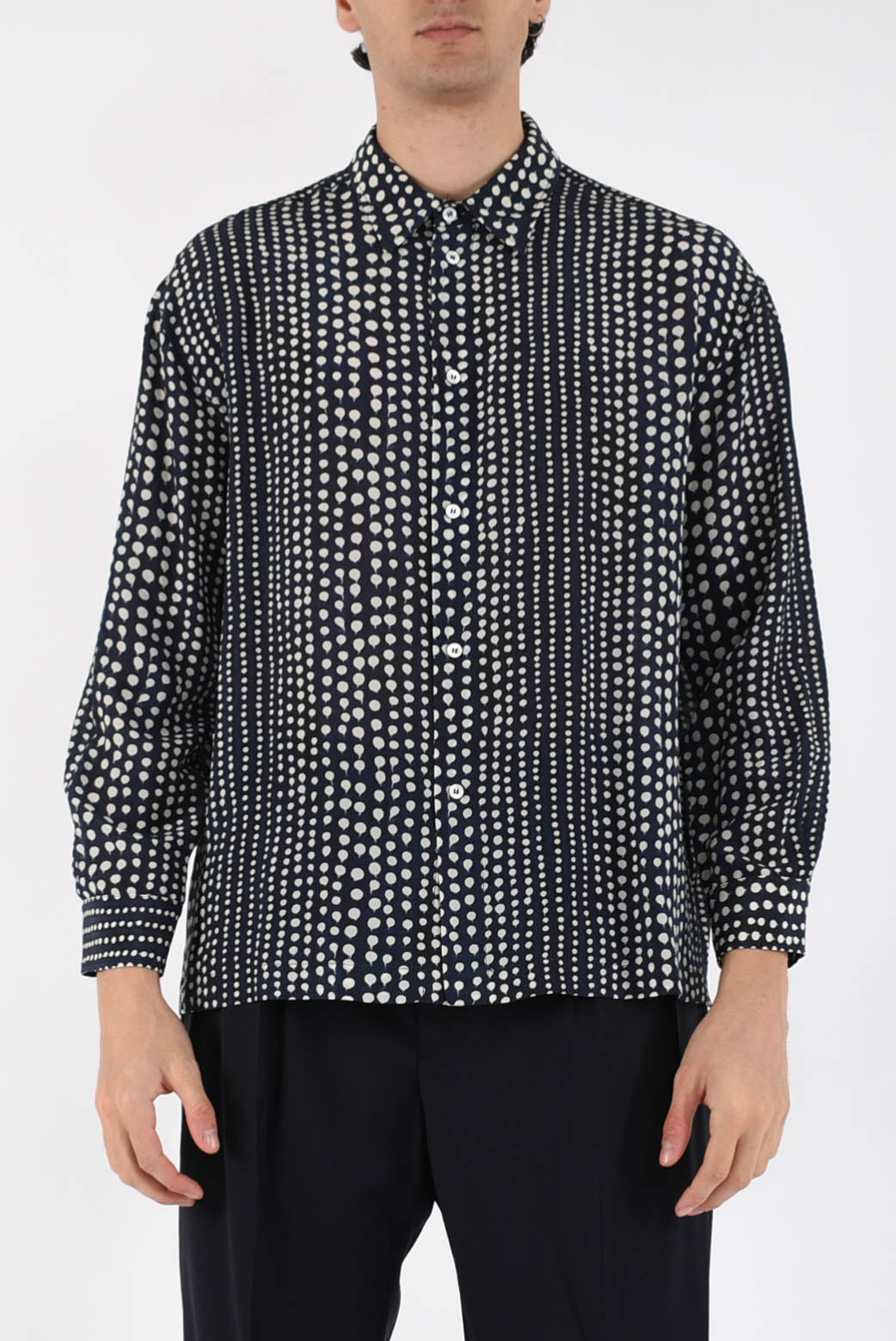 Camicia fantasia in seta