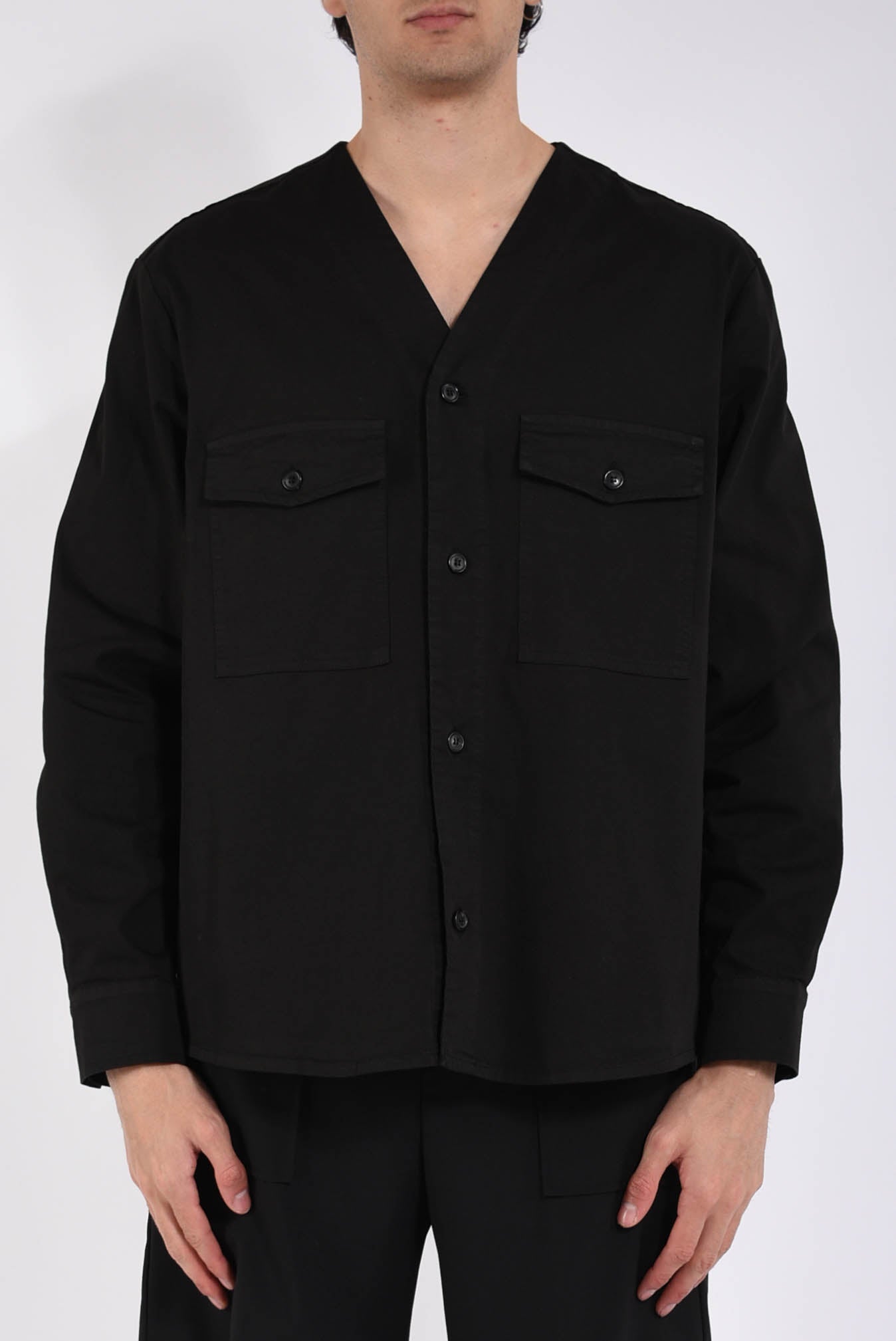 Overshirt in cotone