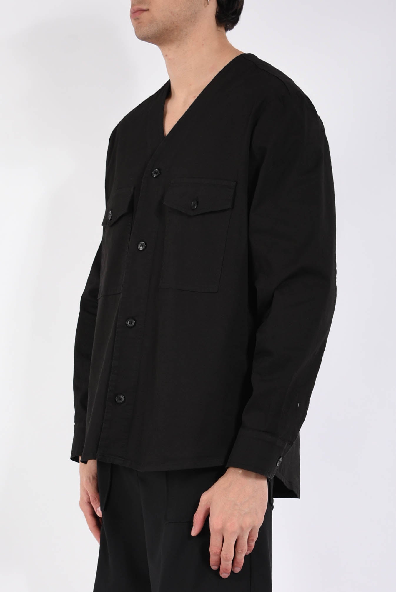 Overshirt in cotone