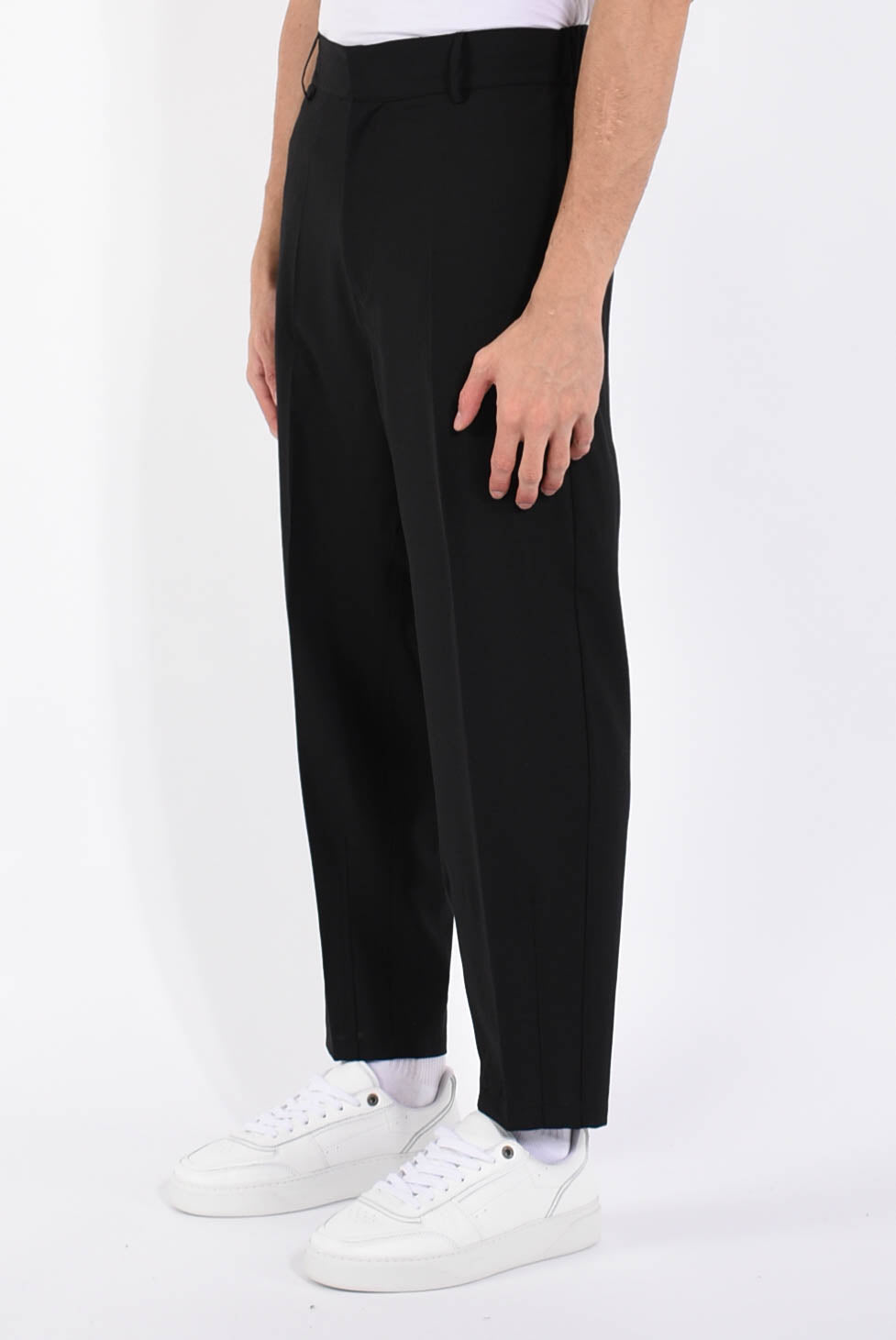 Pantaloni in fresco lana