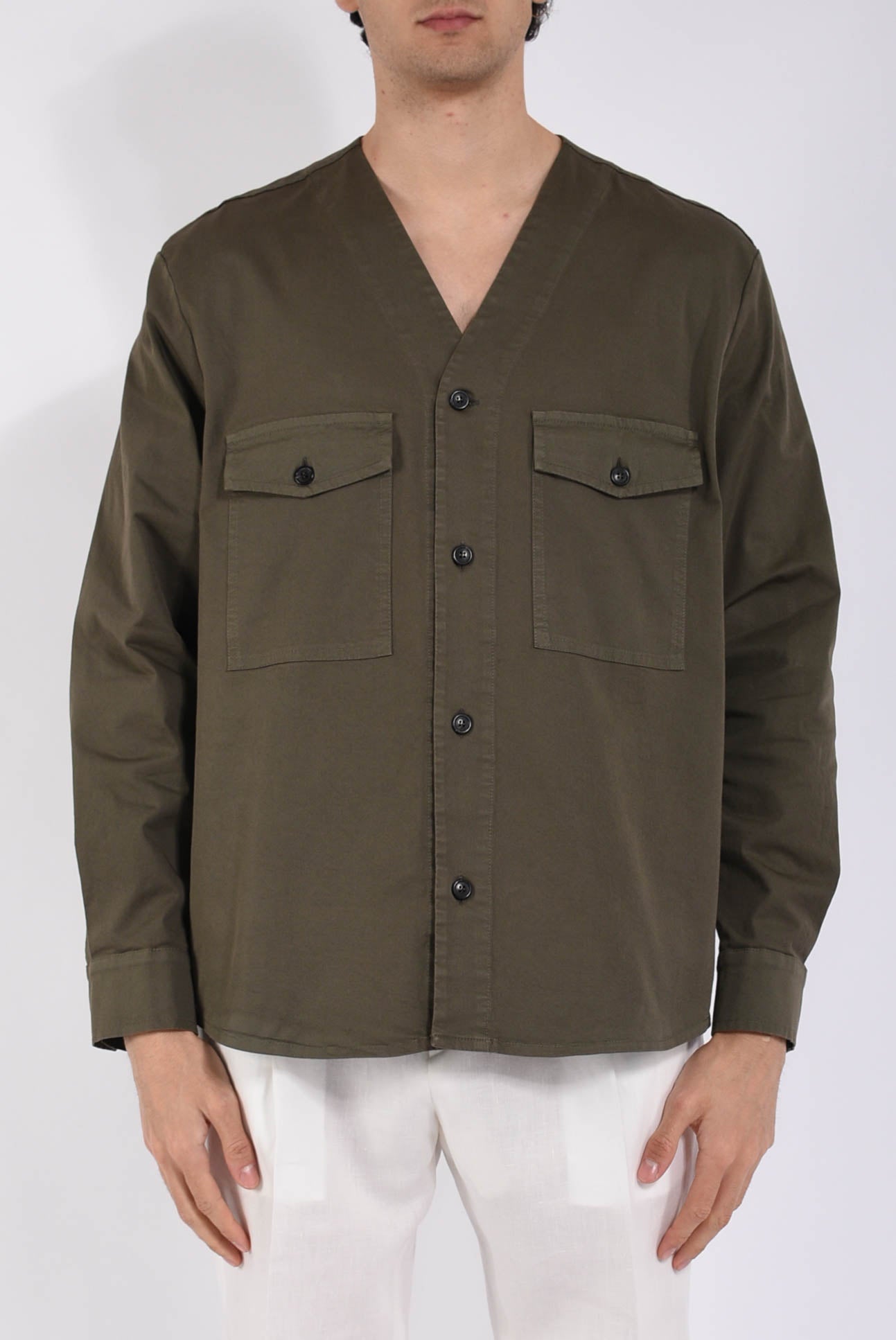 Overshirt in cotone