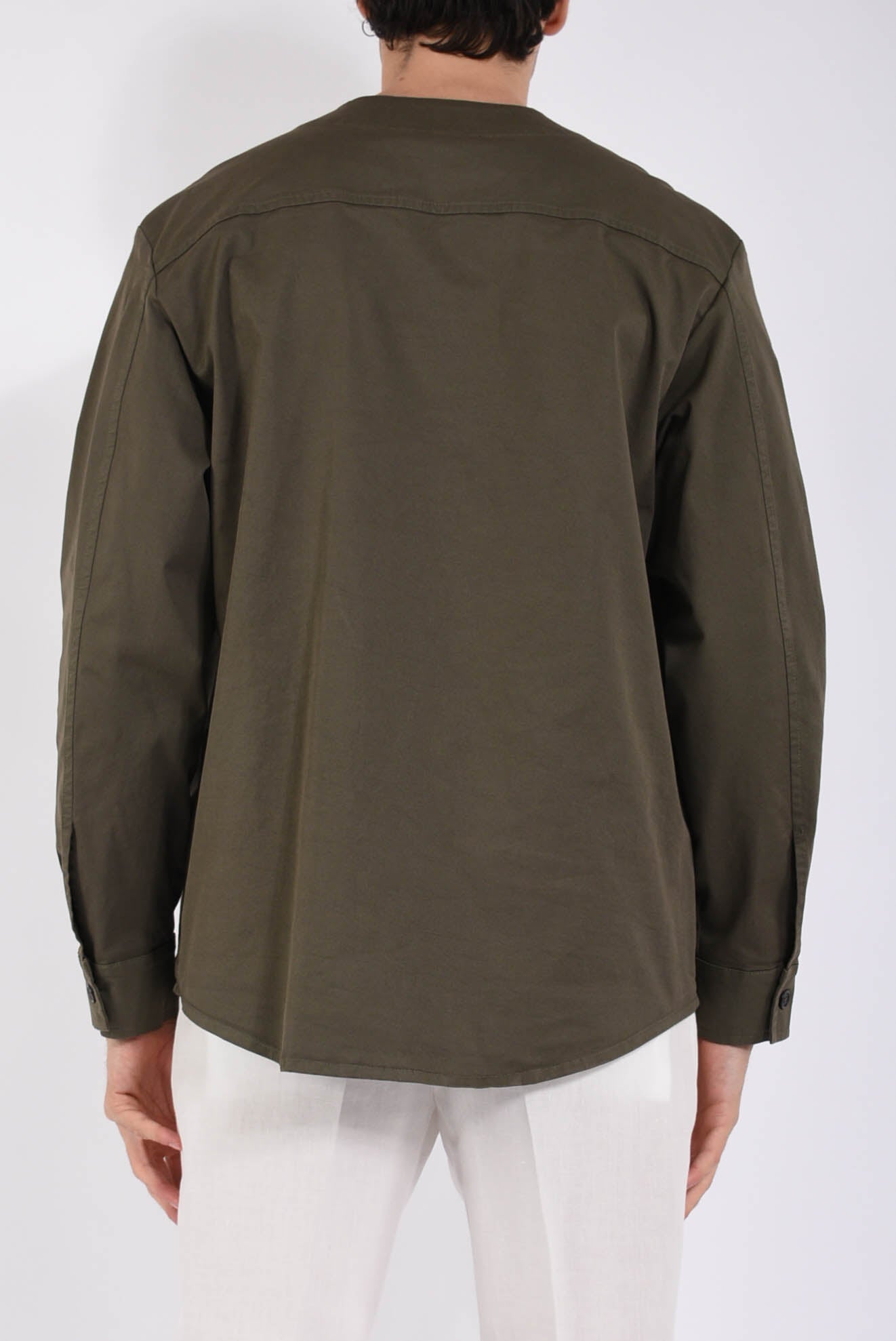 Overshirt in cotone