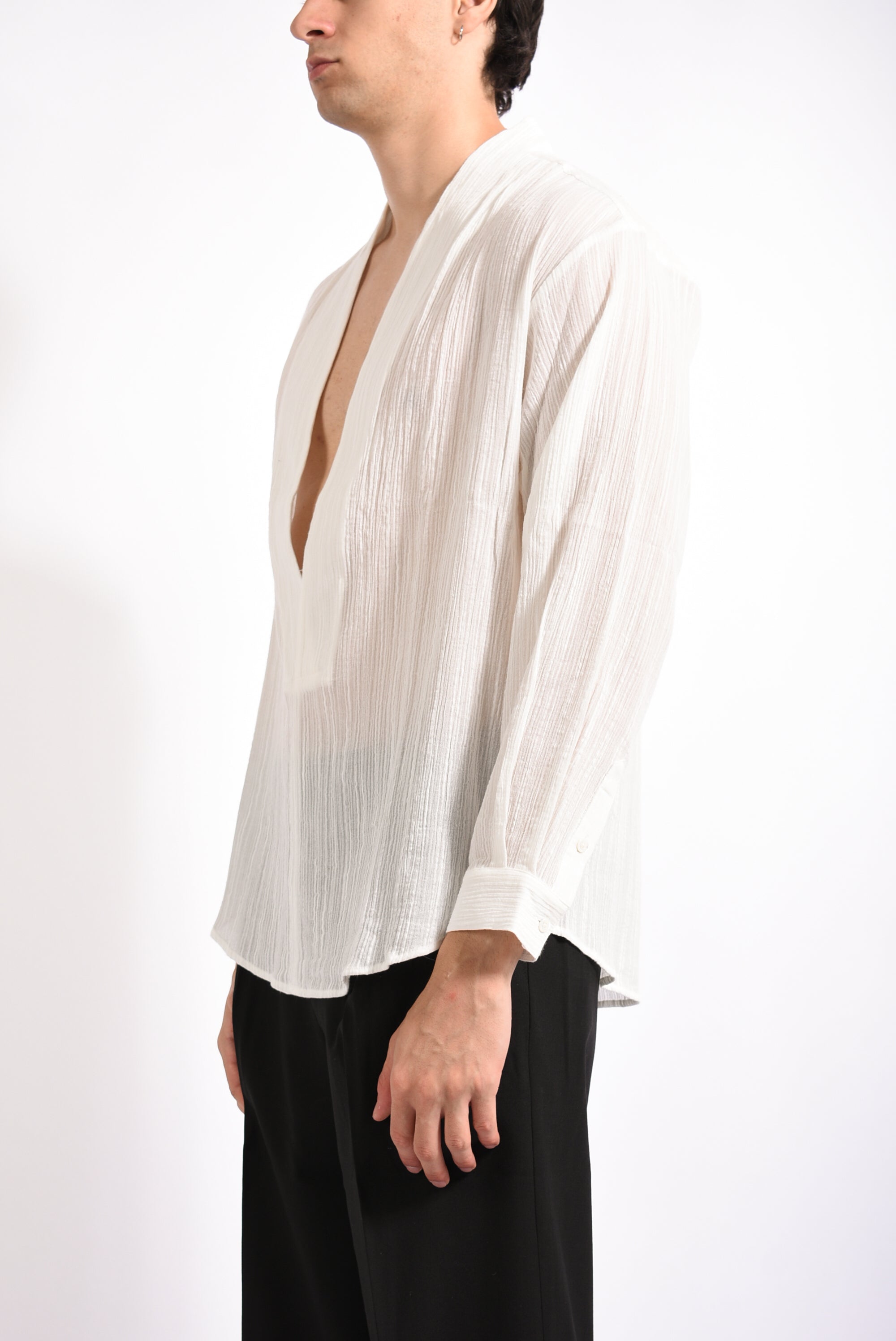 Camicia deep in cotone