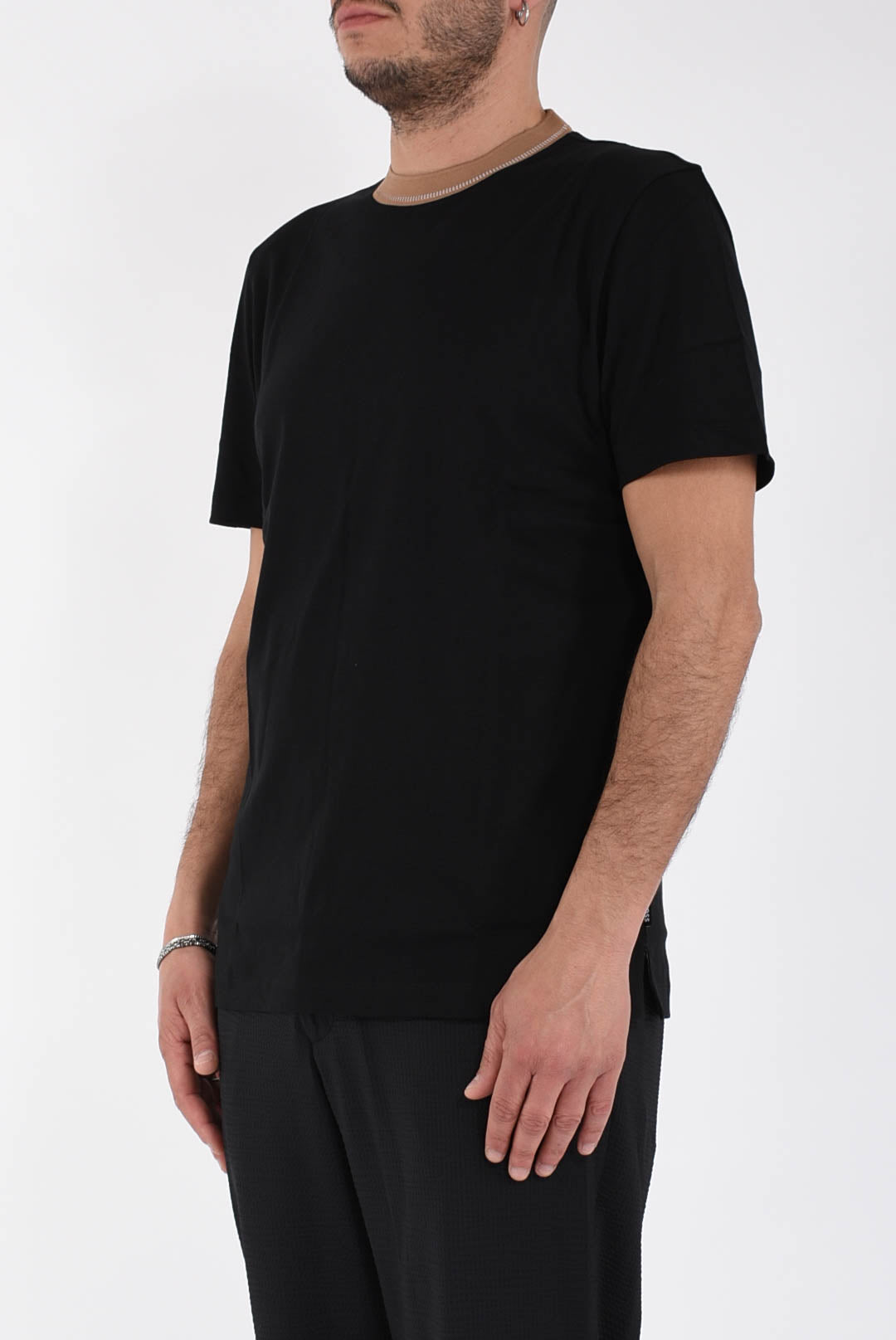 T-shirt in cotone mercerizzato