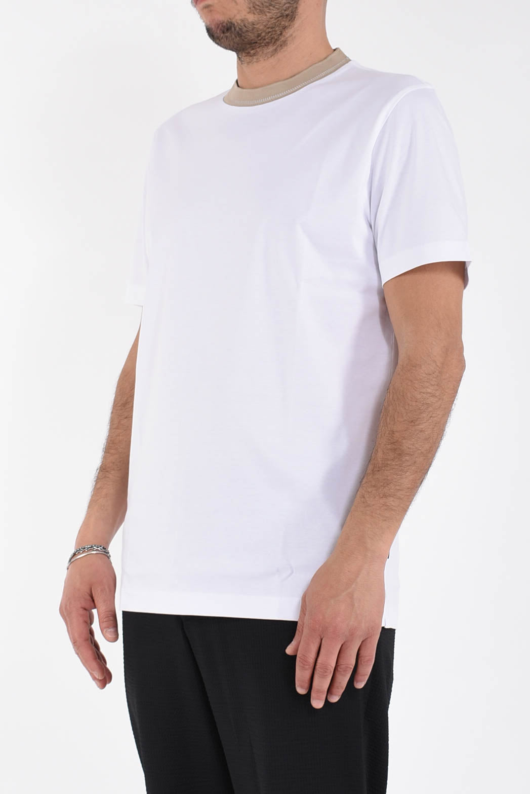 T-shirt in cotone mercerizzato