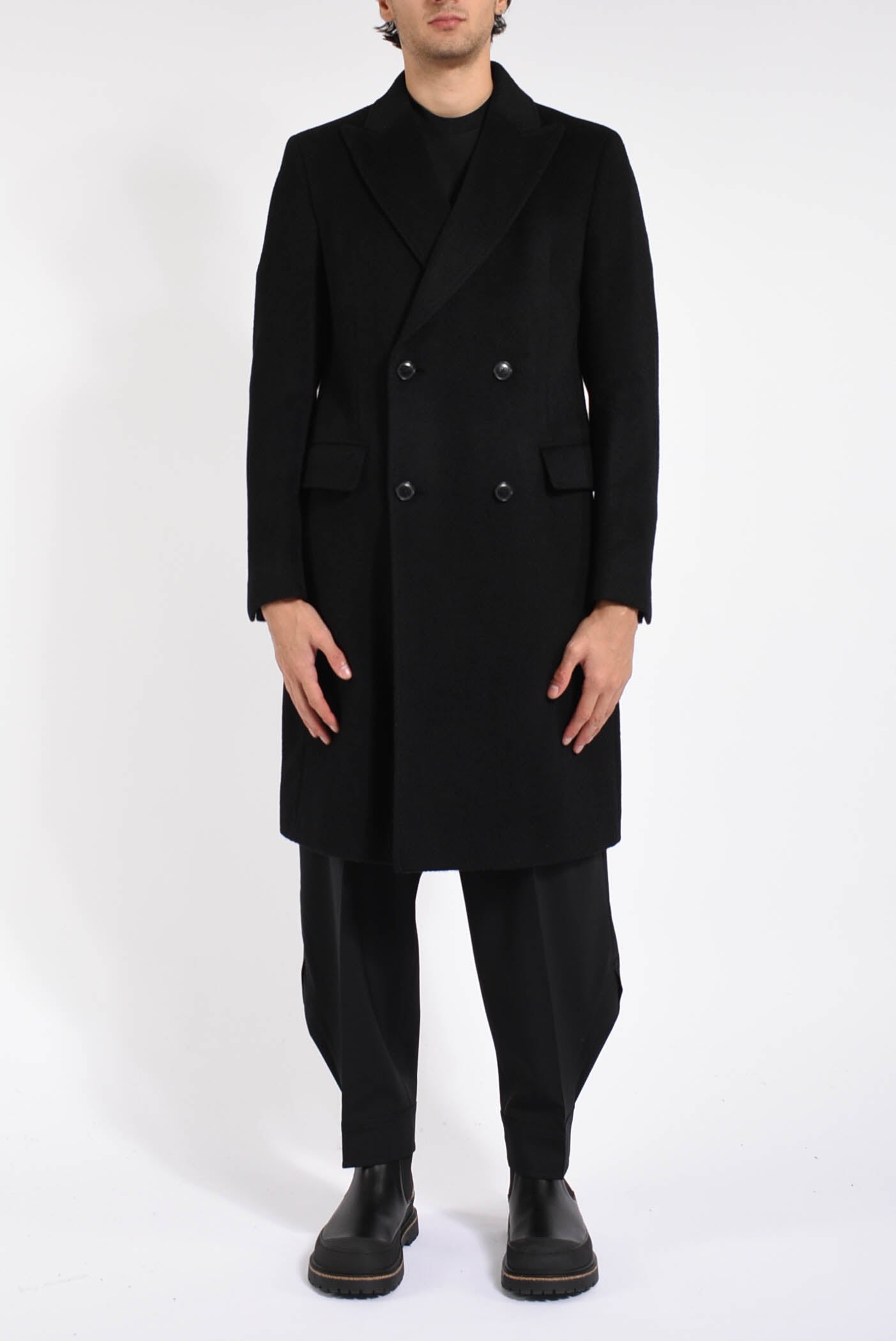 Cappotto in misto alpaca