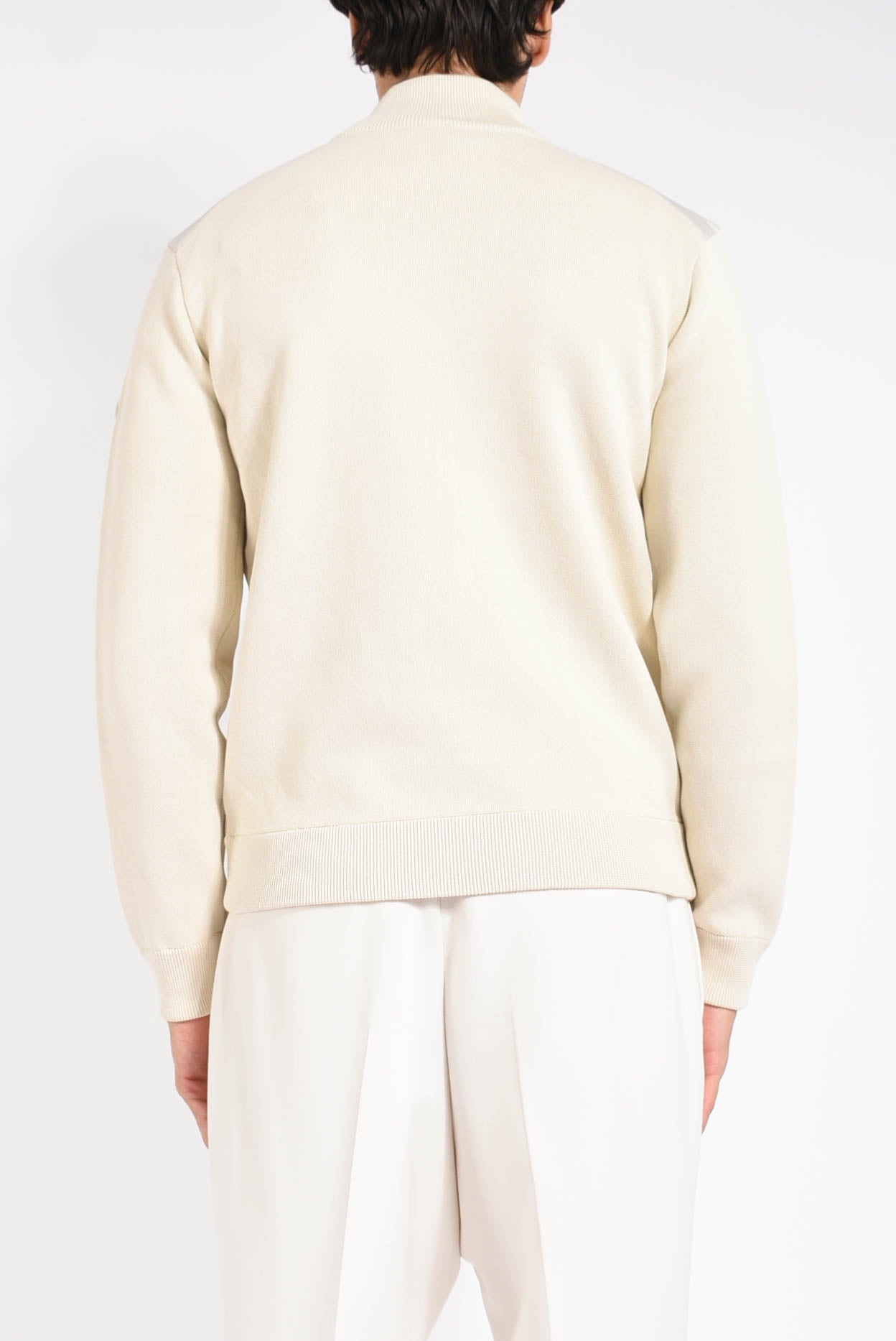 Giubbino ibrido con logo