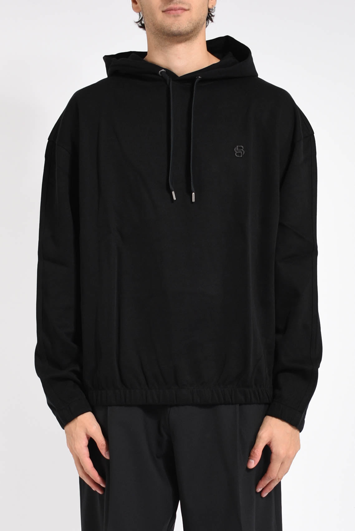 Felpa in cotone mercerizzato